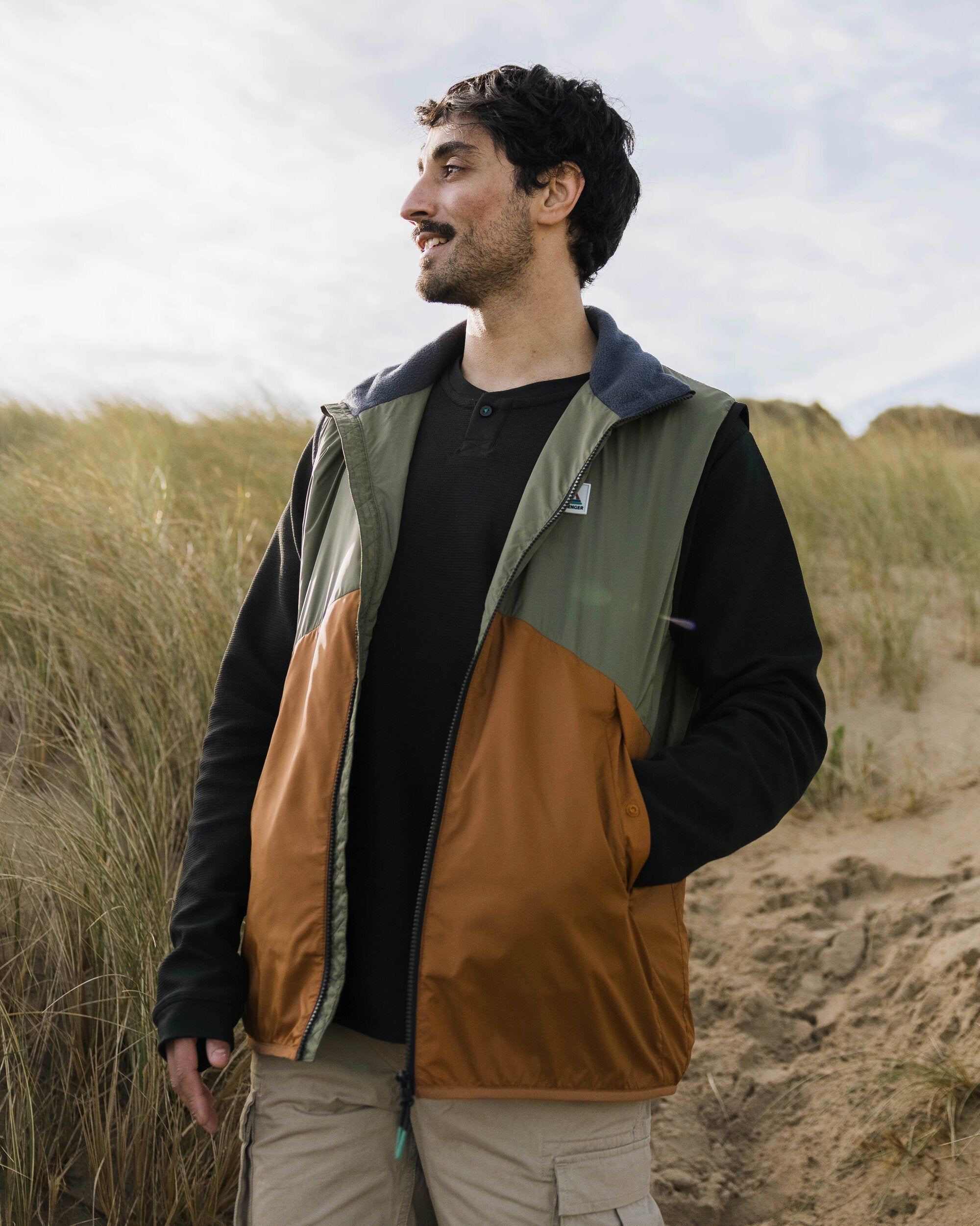 Dusk Recycled Insulated Gilet - Dusty Olive