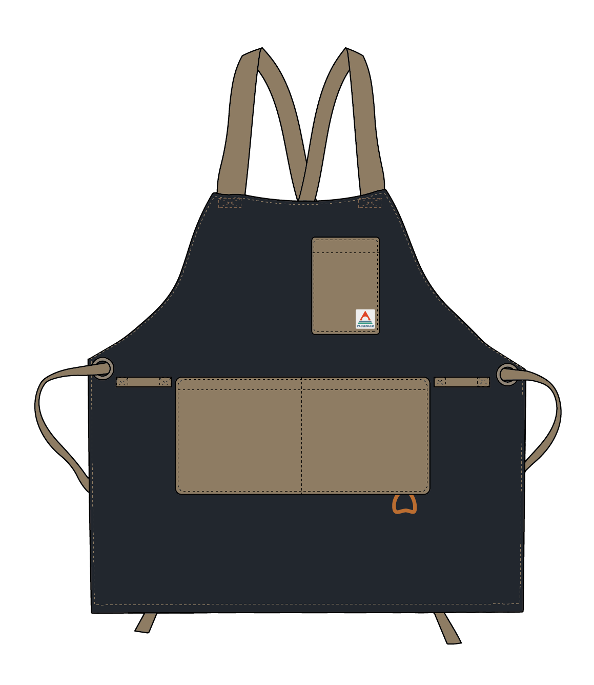 Campfire Recycled Cotton Apron
