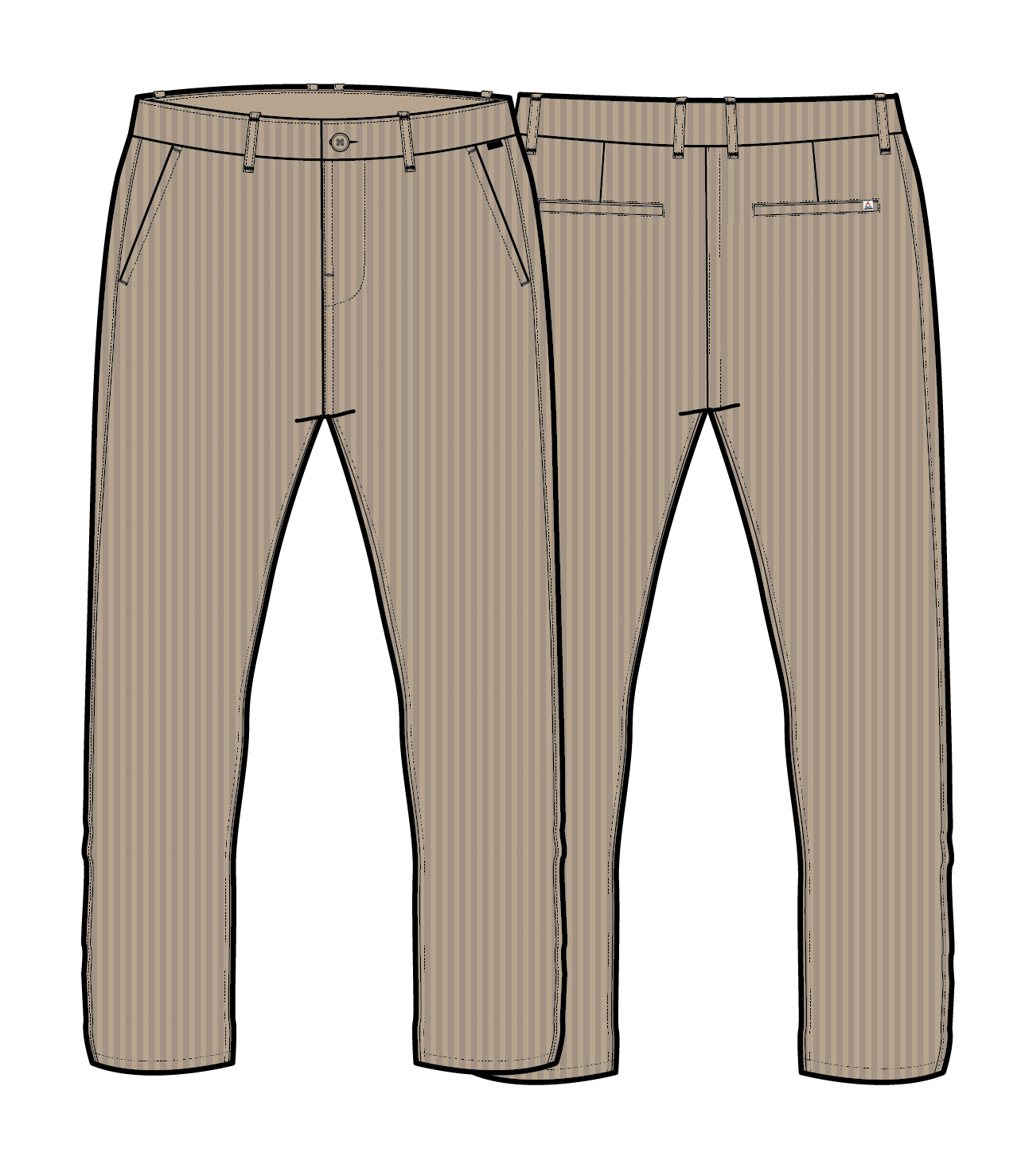 365 Cord Trouser - Stone