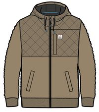 Adventure Recycled Deep-Pile Sherpa Fleece - Biscuit