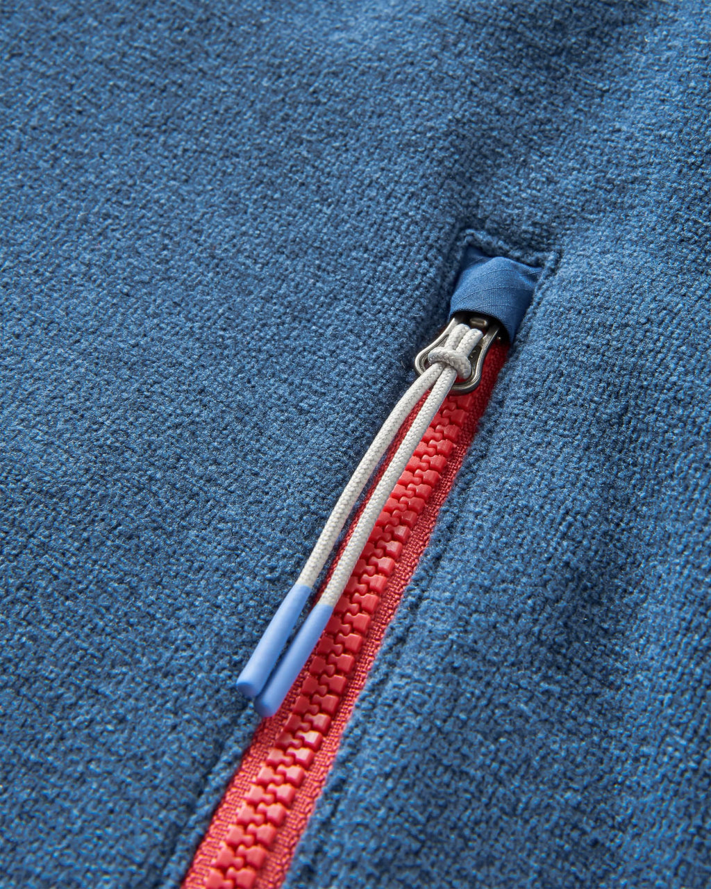 Crest Recycled Polartec® Fleece Hoodie - Dark Denim Marl