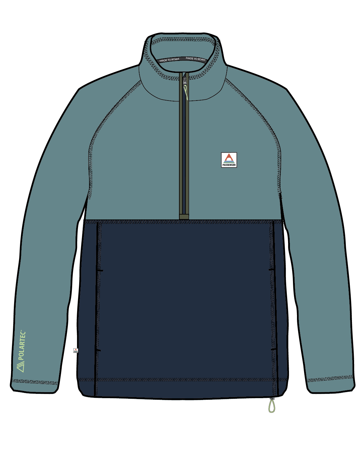Highland Recycled Polartec® Fleece - Arctic