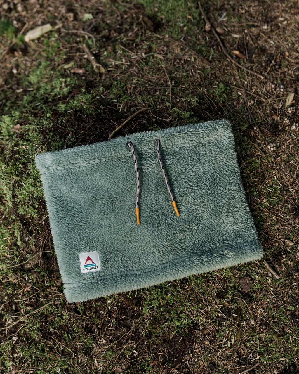 Ash Recycled Sherpa Fleece Snood - Pistachio