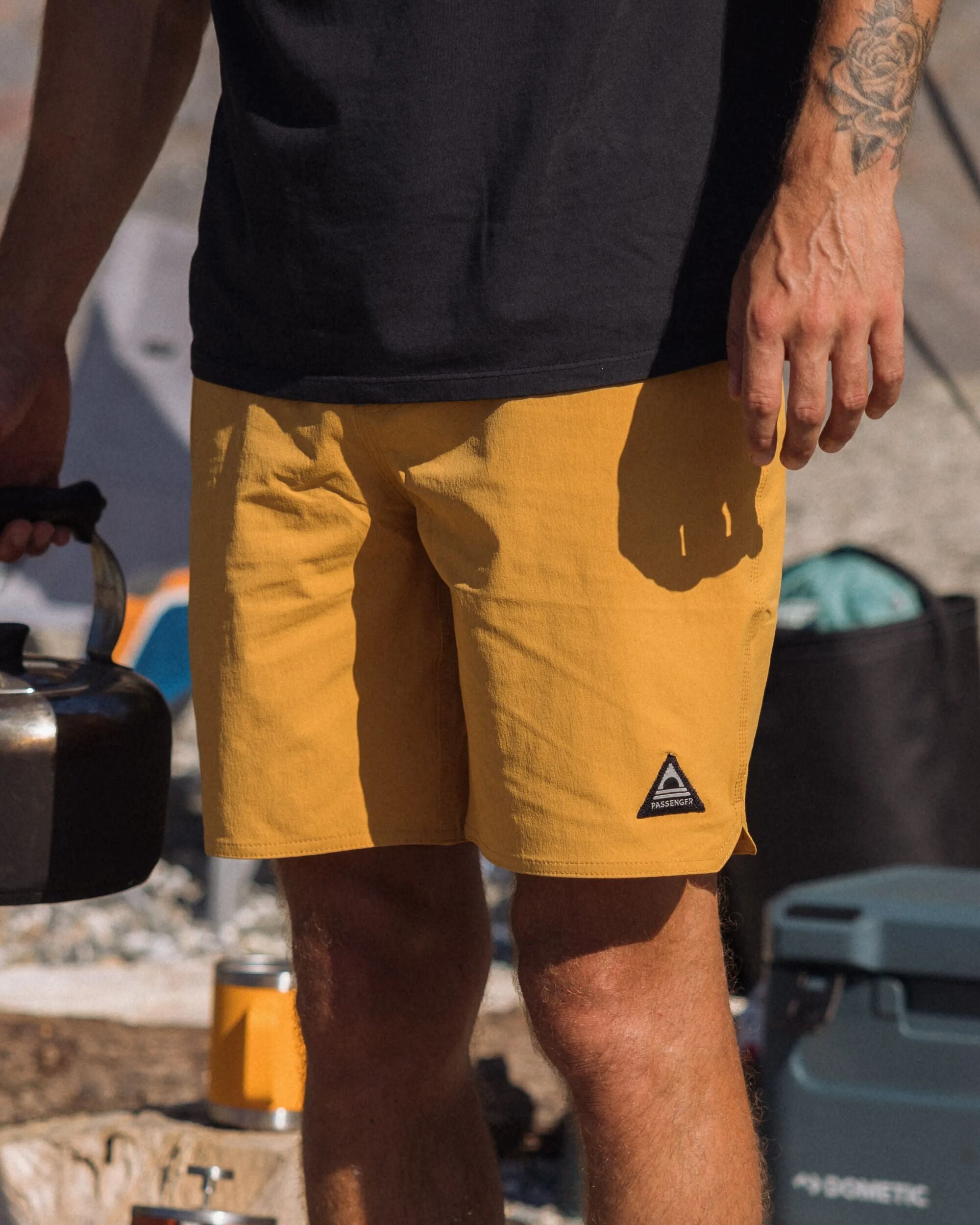 Cruiser NetPlus® Recycled 19" Boardshort - Spruce Yellow