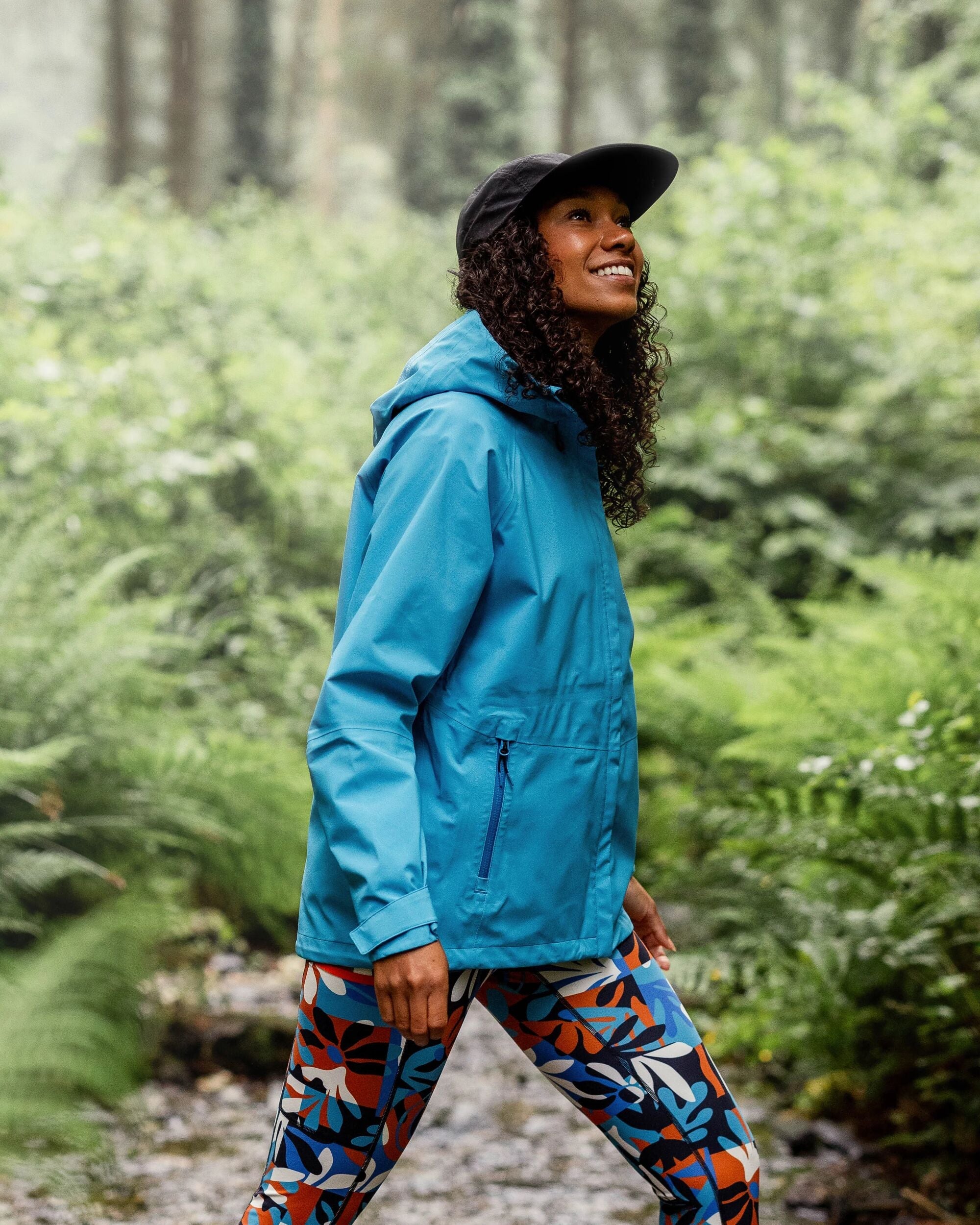 Five Element Recycled Waterproof Jacket - Bluejay