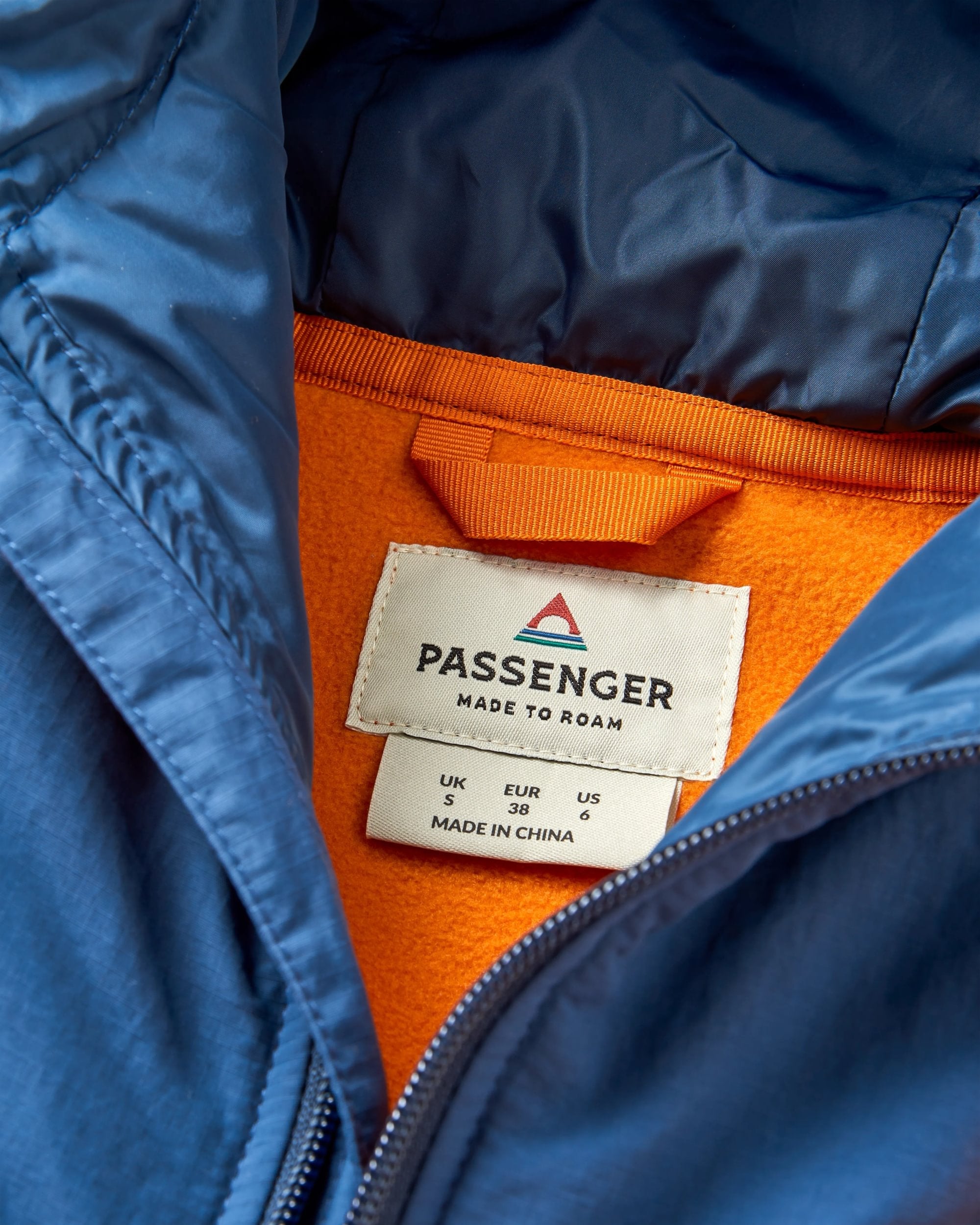 Alexander Recycled Hooded Polar Fleece - Sunrise Orange