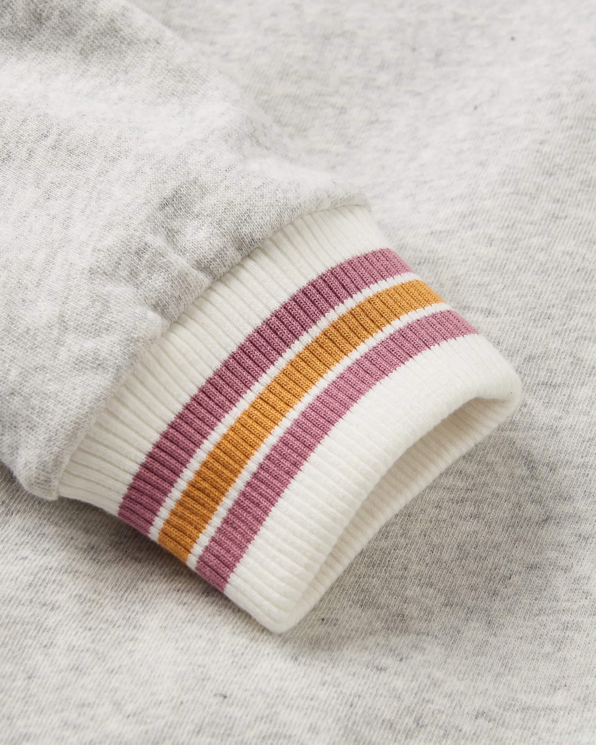 Fade Organic Cotton Sweatshirt - Light Grey Marl