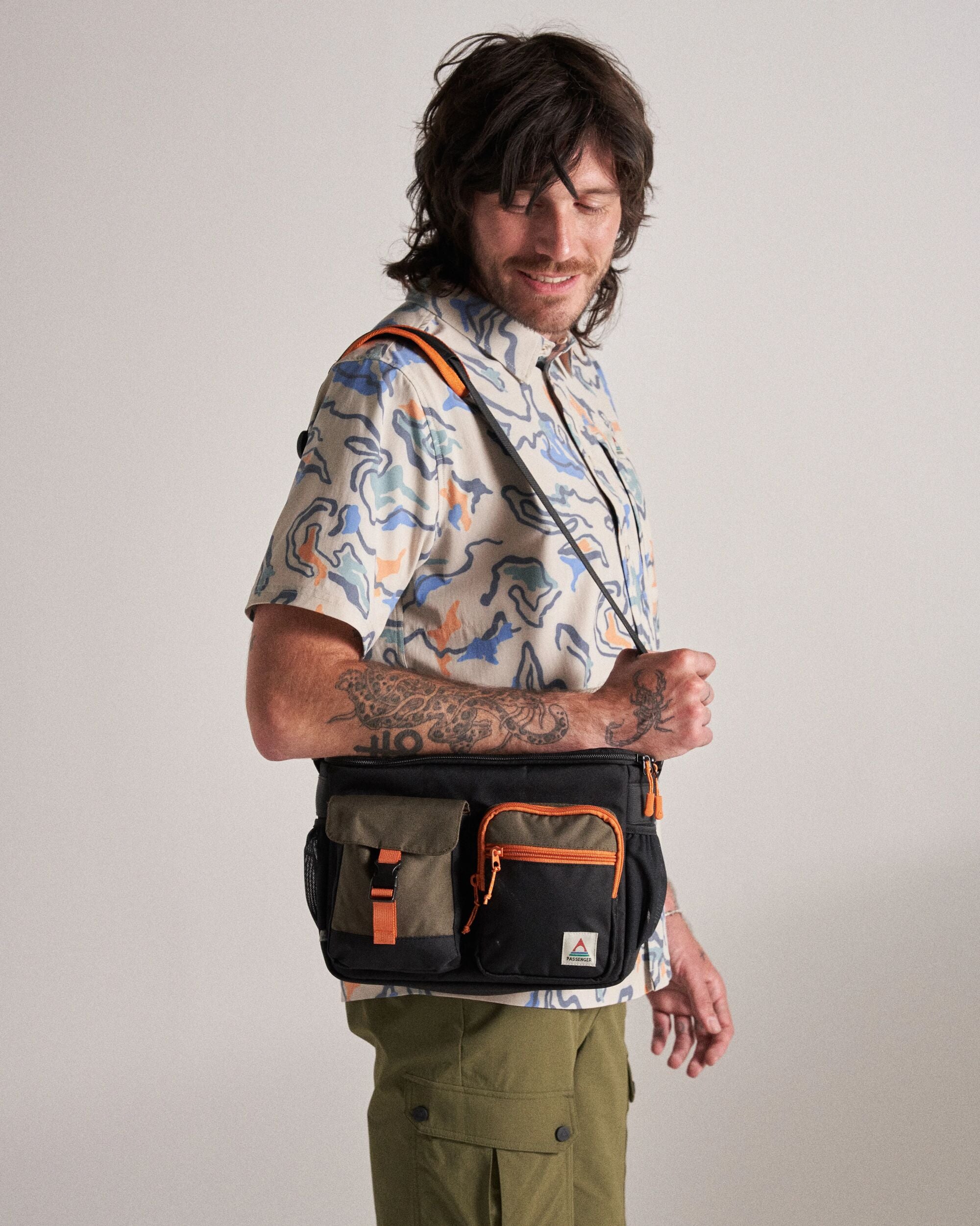 Boondocker Recycled Camera Bag - True Black/ Khaki