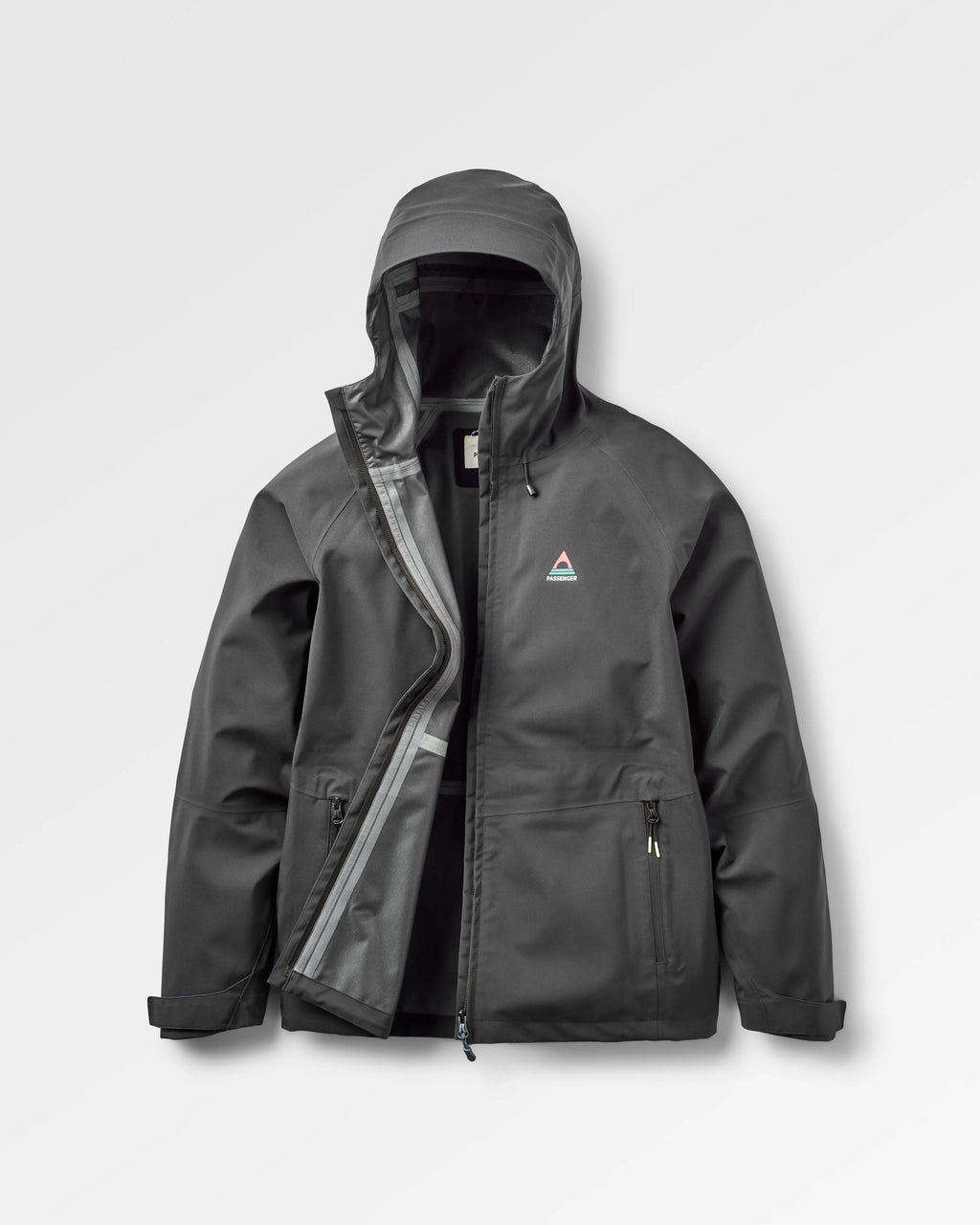 Five Element Recycled Waterproof Jacket - Black