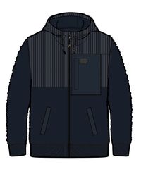 Adventure Recycled Sherpa Fleece - Deep Navy