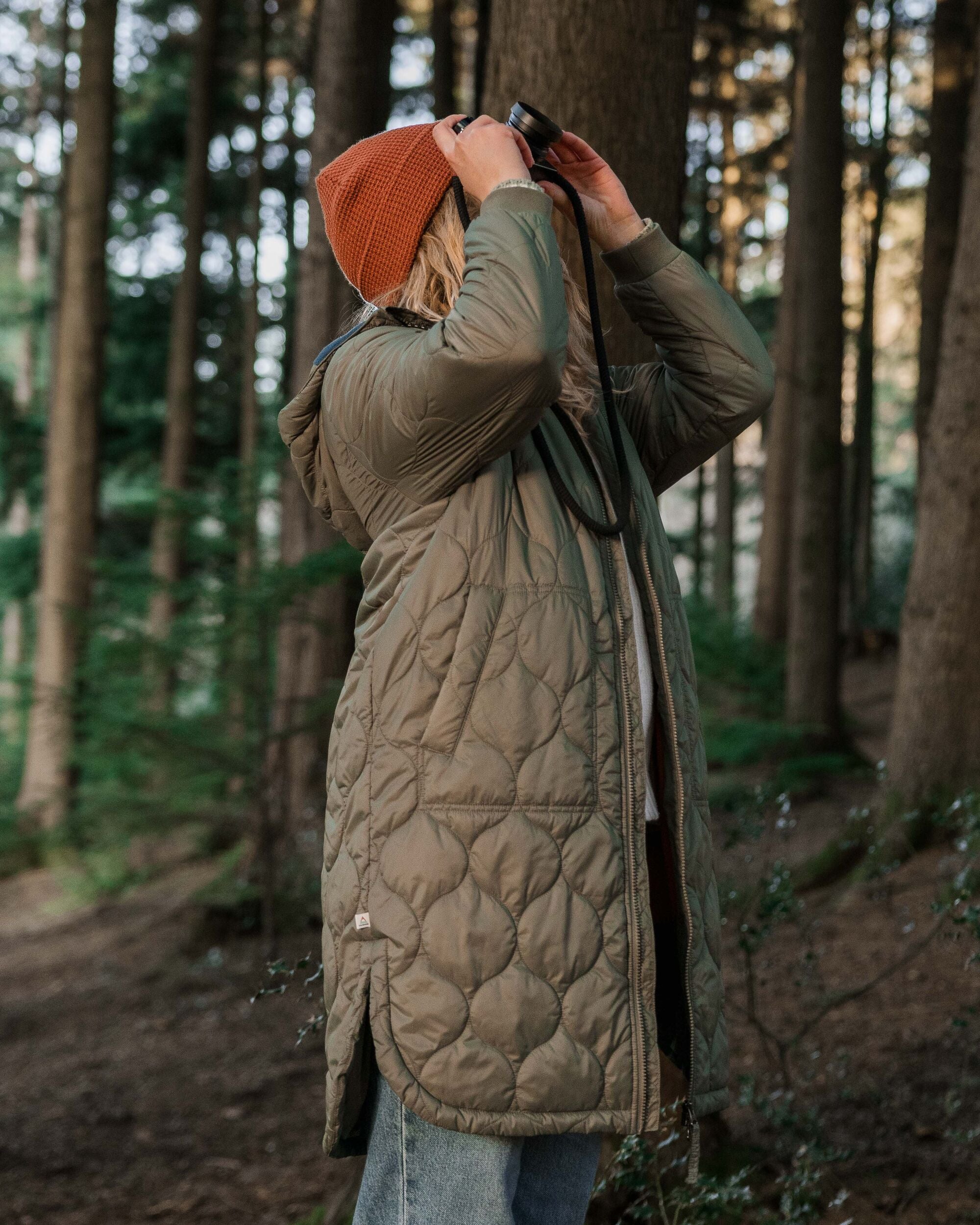 Flora Long Recycled Insulated Parka - Dusty Olive
