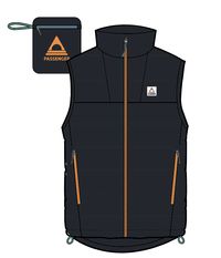 Ashland Down Recycled Gilet - Black