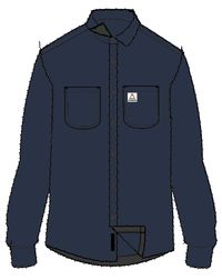 Backcountry Recycled Sherpa Fleece Shirt - Rich Navy