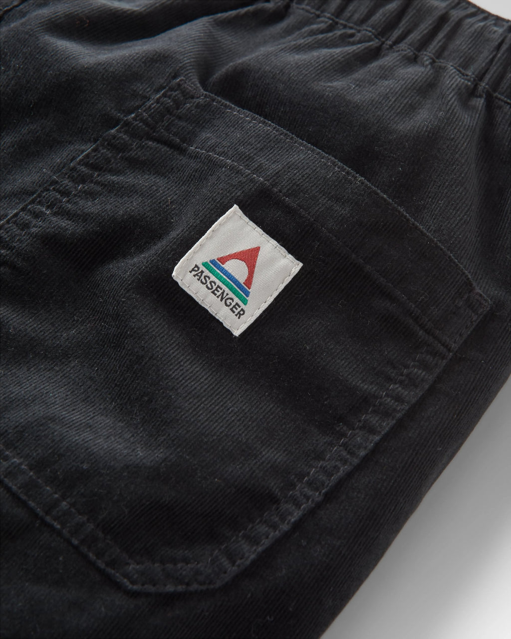 Compass Recycled Cord Trouser - Black