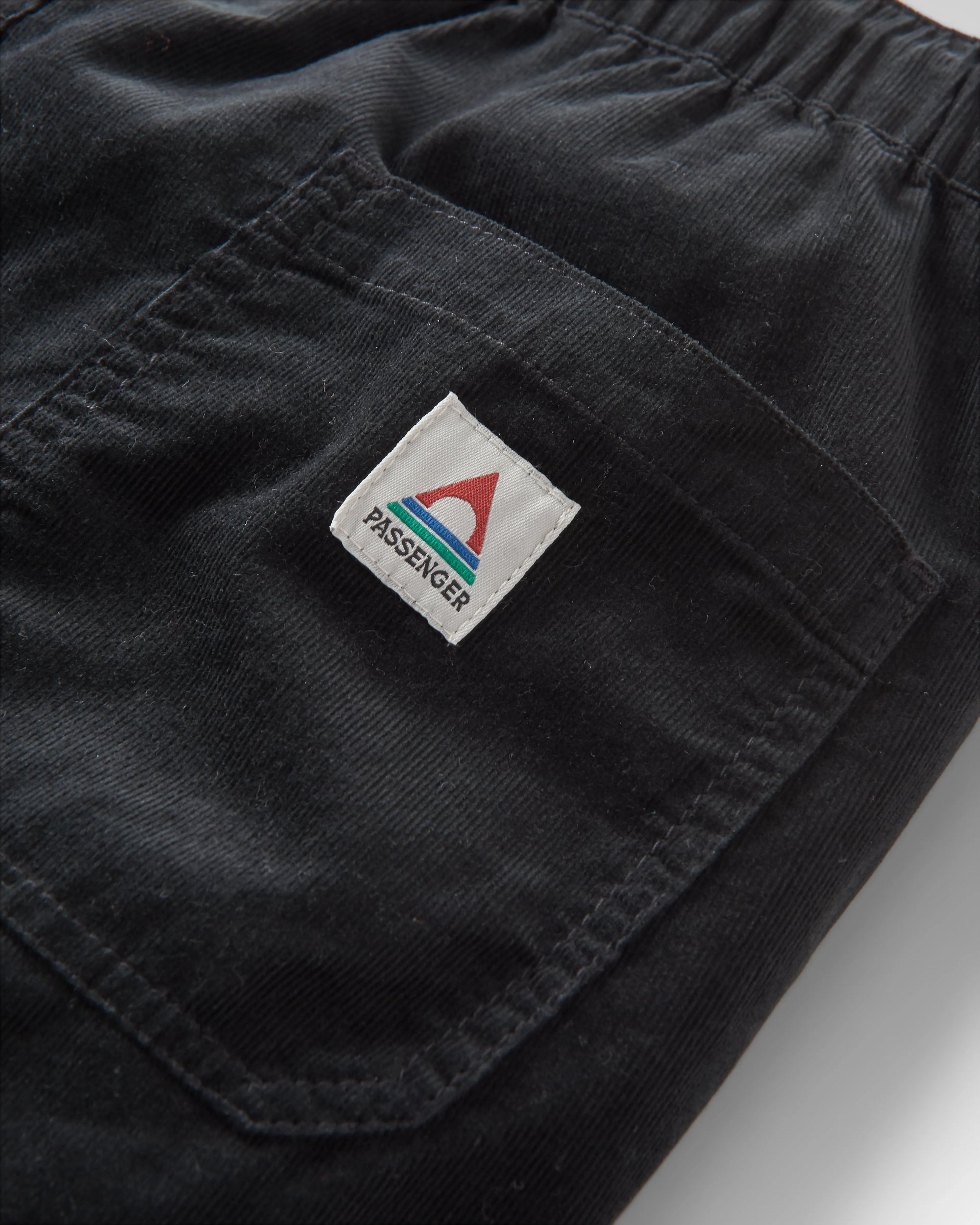Compass Recycled Cord Trouser - Black