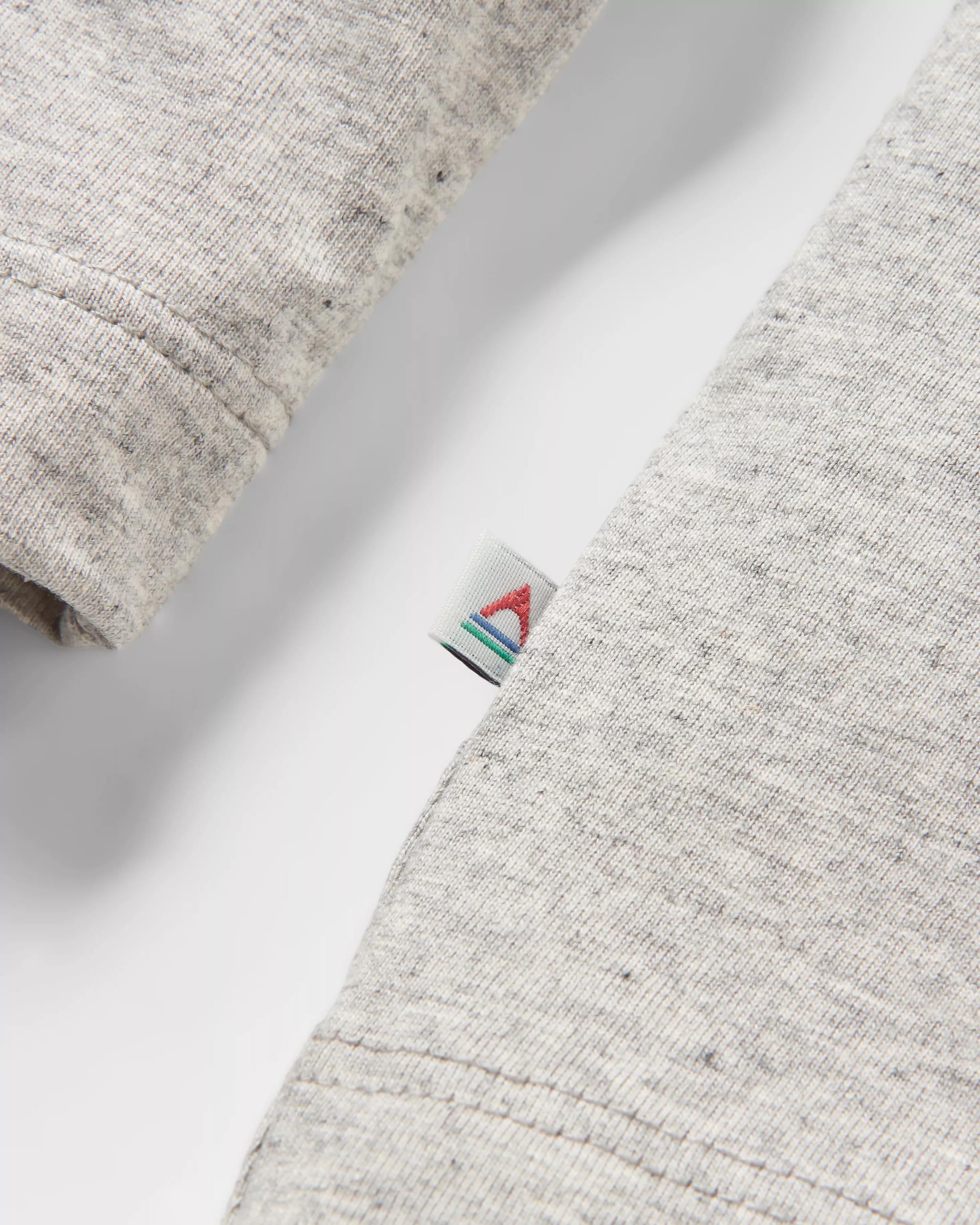 Heritage Organic Relaxed Fit LS T-Shirt - Grey Marl