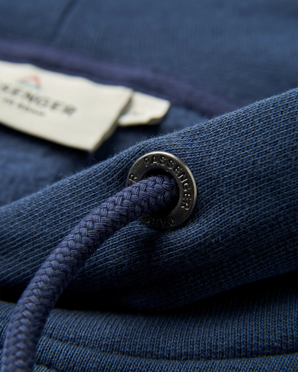 Escapism Recycled Cotton Hoodie - Rich Navy