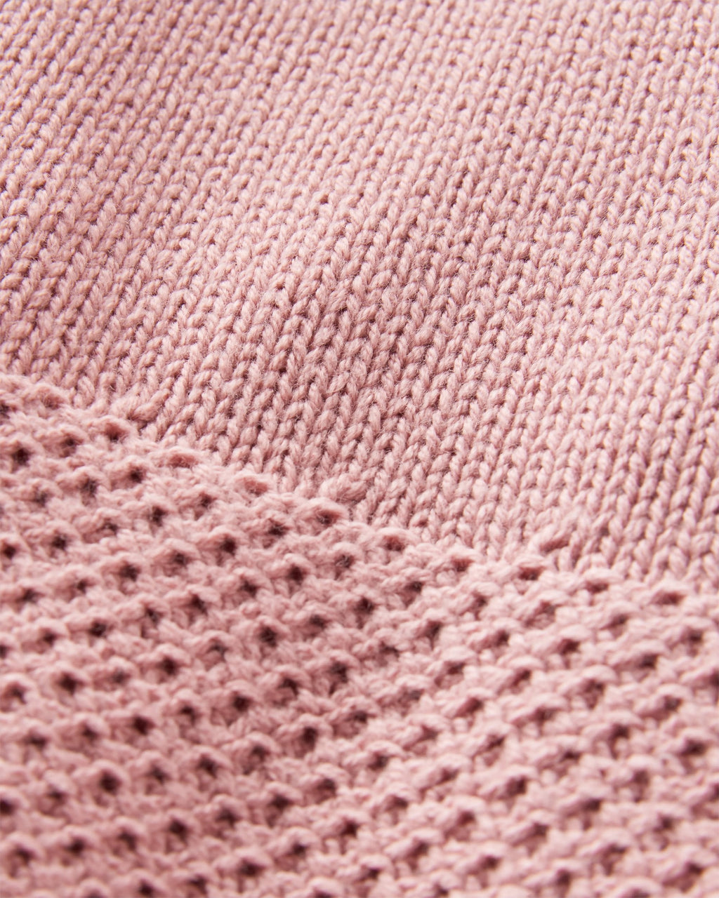 Cove Organic Cotton Knitted Jumper - Pink Haze