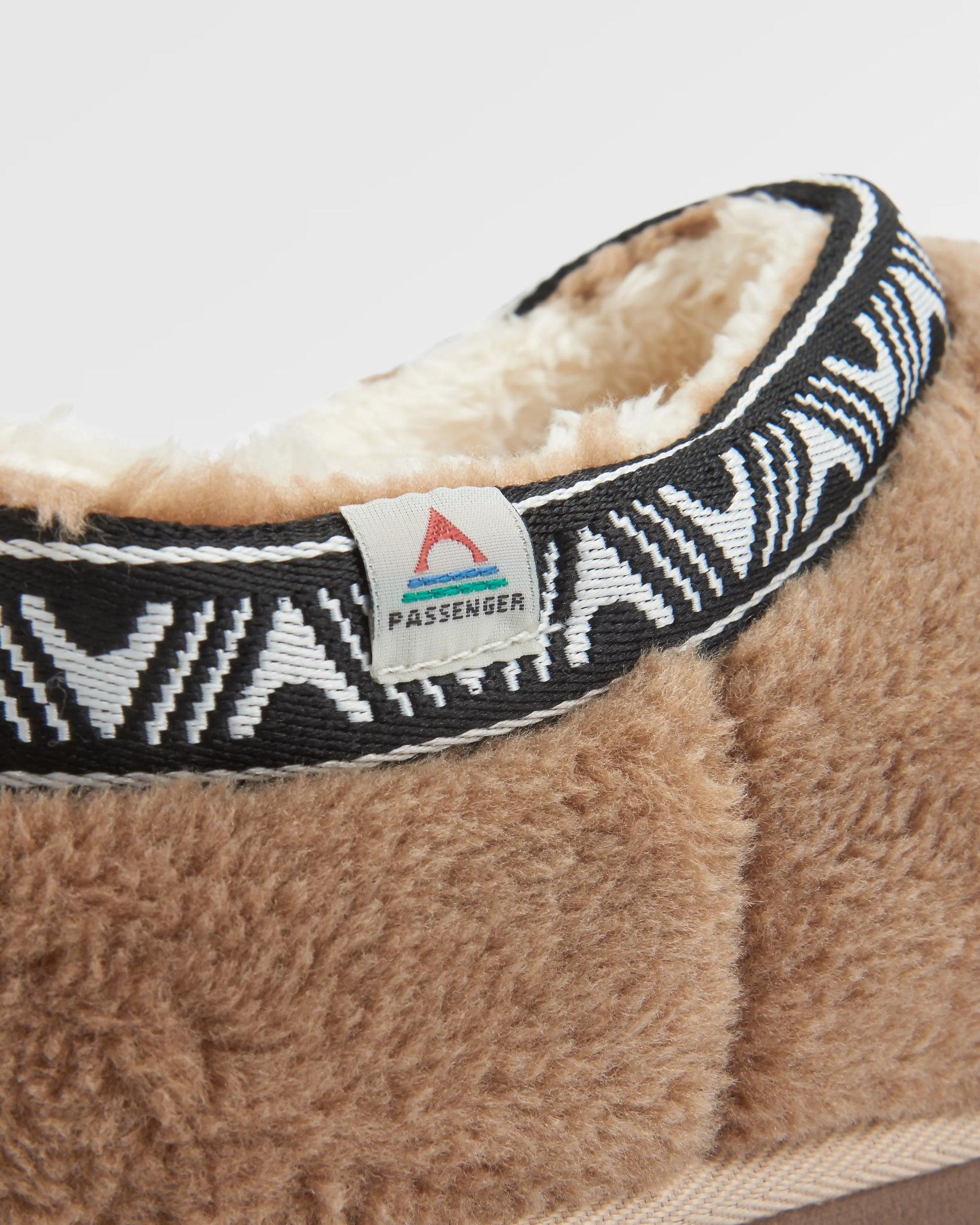 Ember Sherpa Fleece Slipper - Biscuit