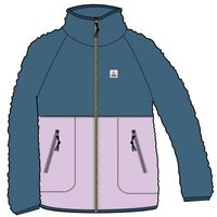 Fairbanks Full Zip Recycled Sherpa Fleece - Lilac Mist