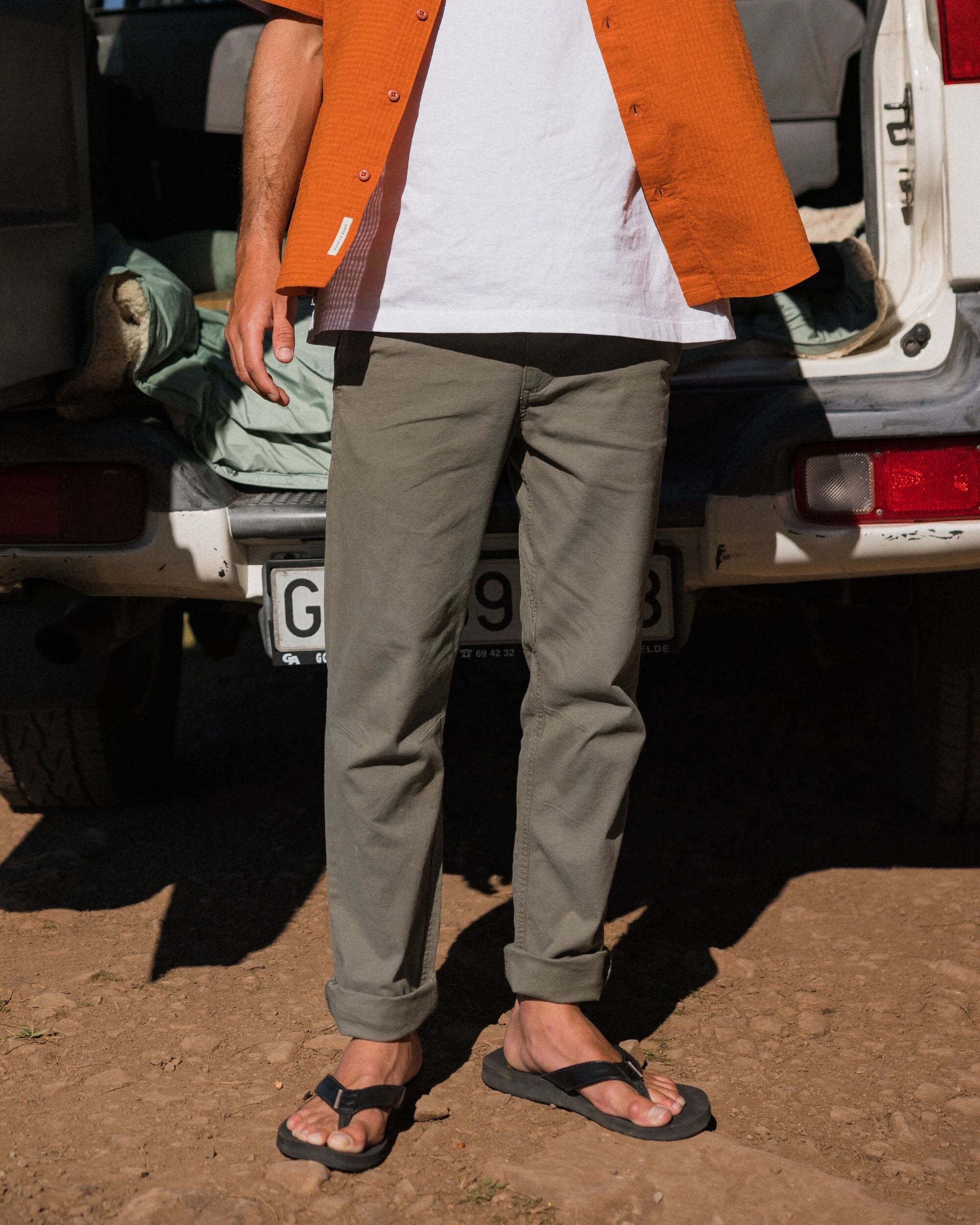 Horizon Comfort Chino - Dusty Olive