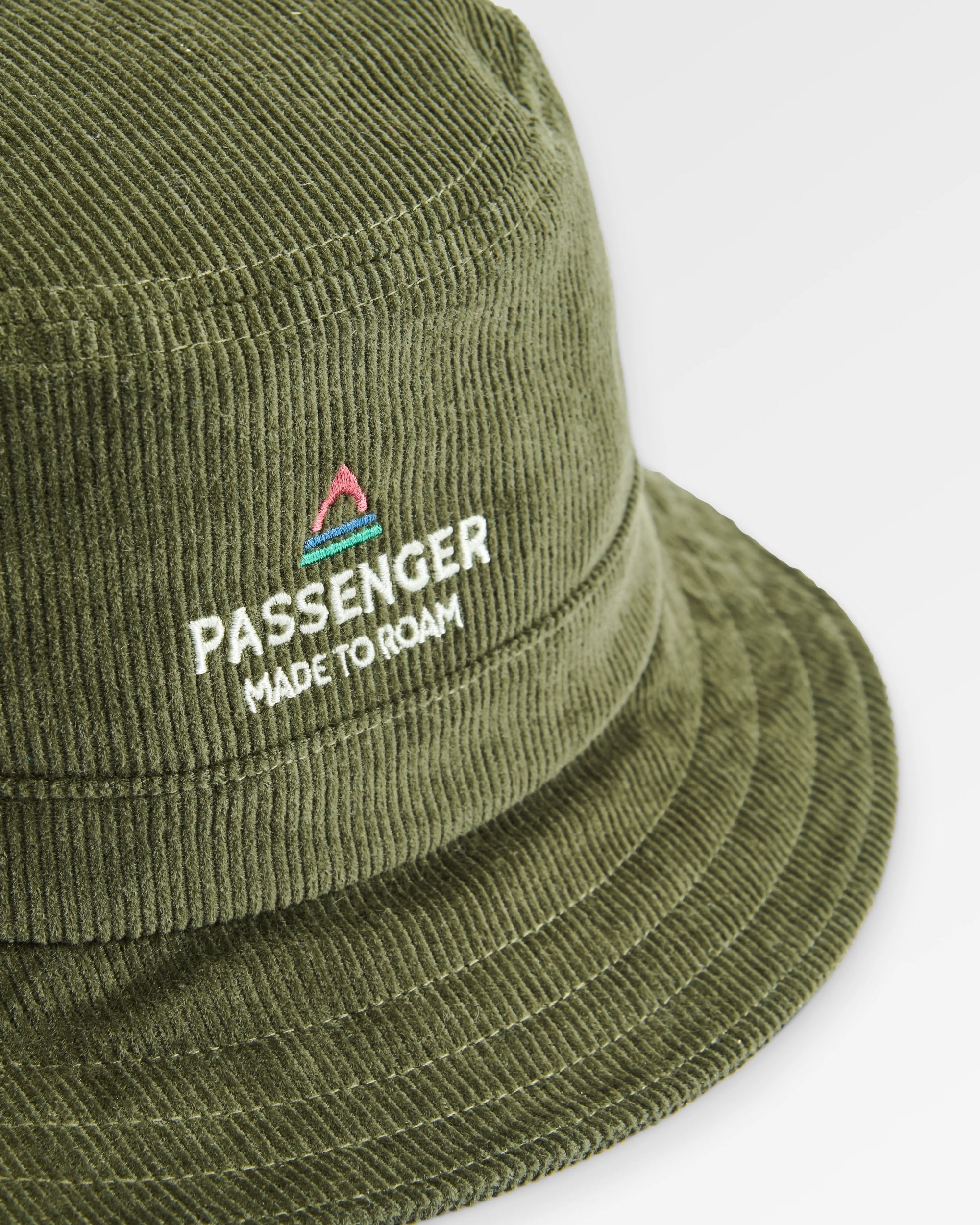 Forest Recycled Cord Bucket Hat - Khaki