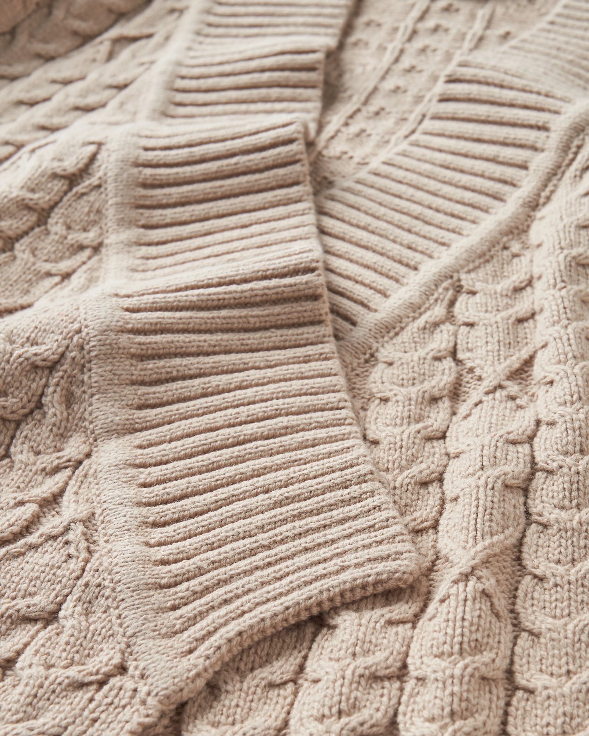 Homely Knitted Cardigan - Simply Taupe