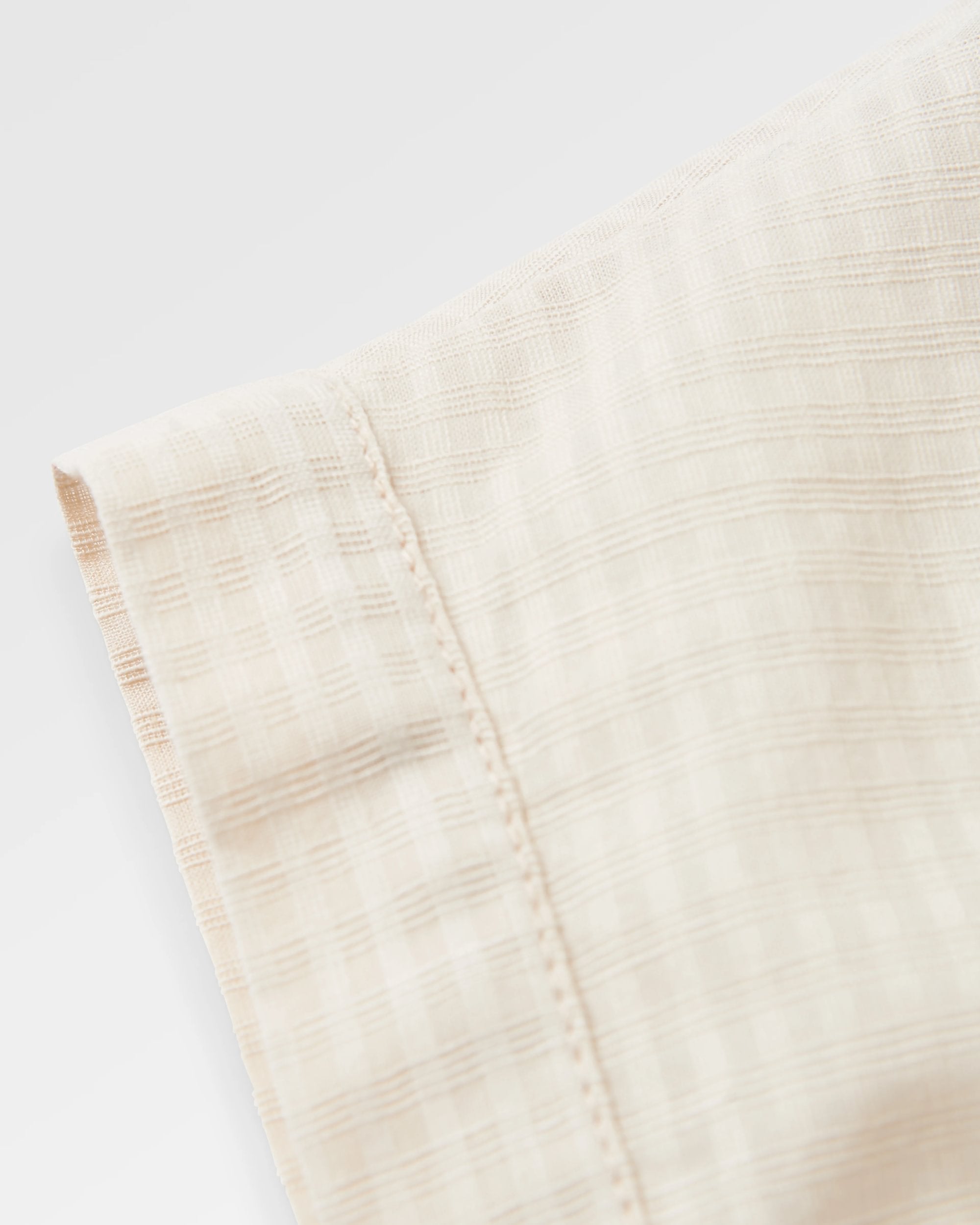 Arden Organic Cotton Short Sleeve Shirt - Vintage White