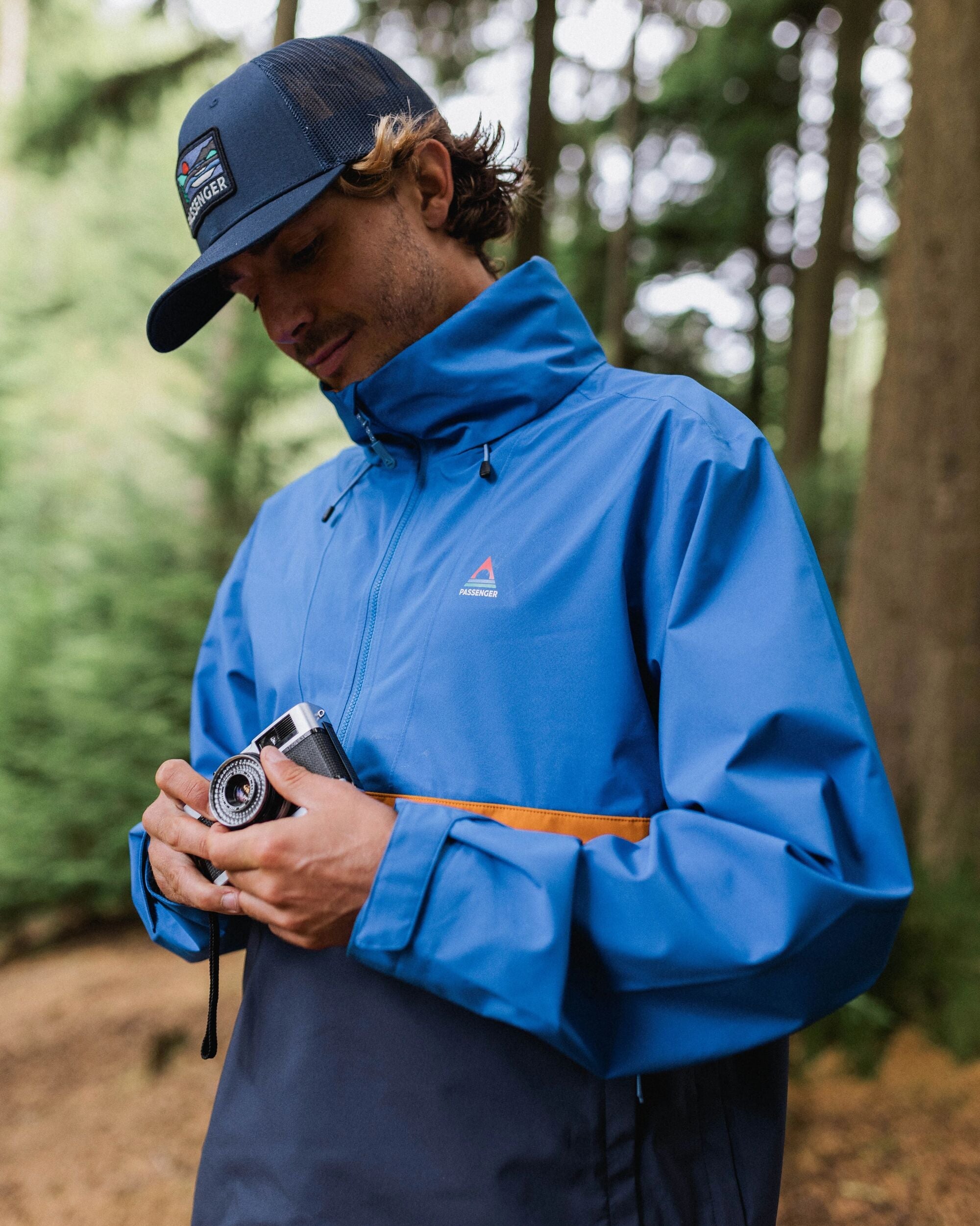 Diablo Recycled Waterproof Anorak - Azure Blue