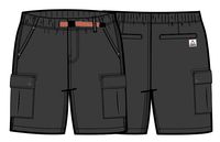 Adventurer Cargo Cotton Short - Black