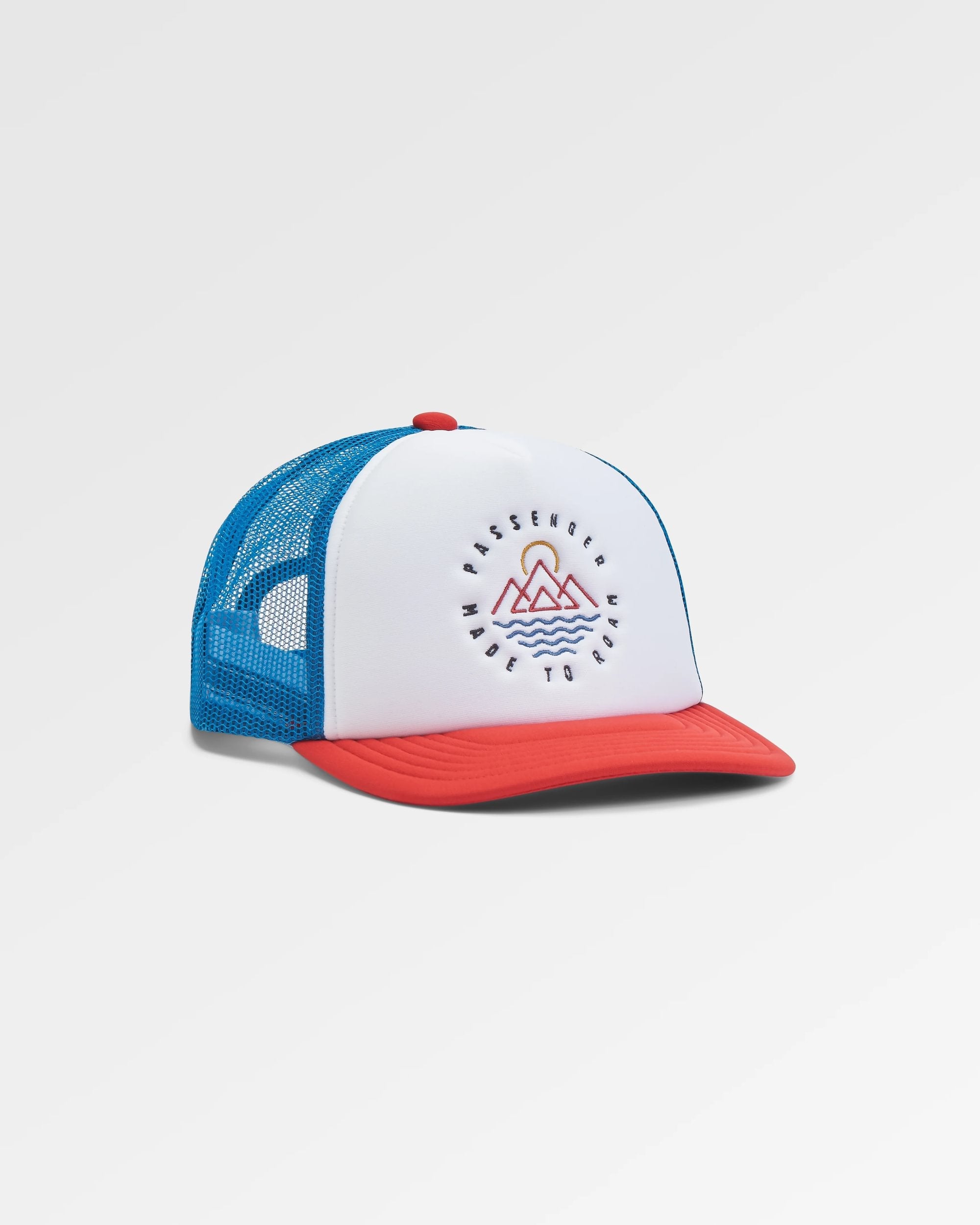 Escapism Snapback Trucker Cap - Moonlight Blue/Red Spice