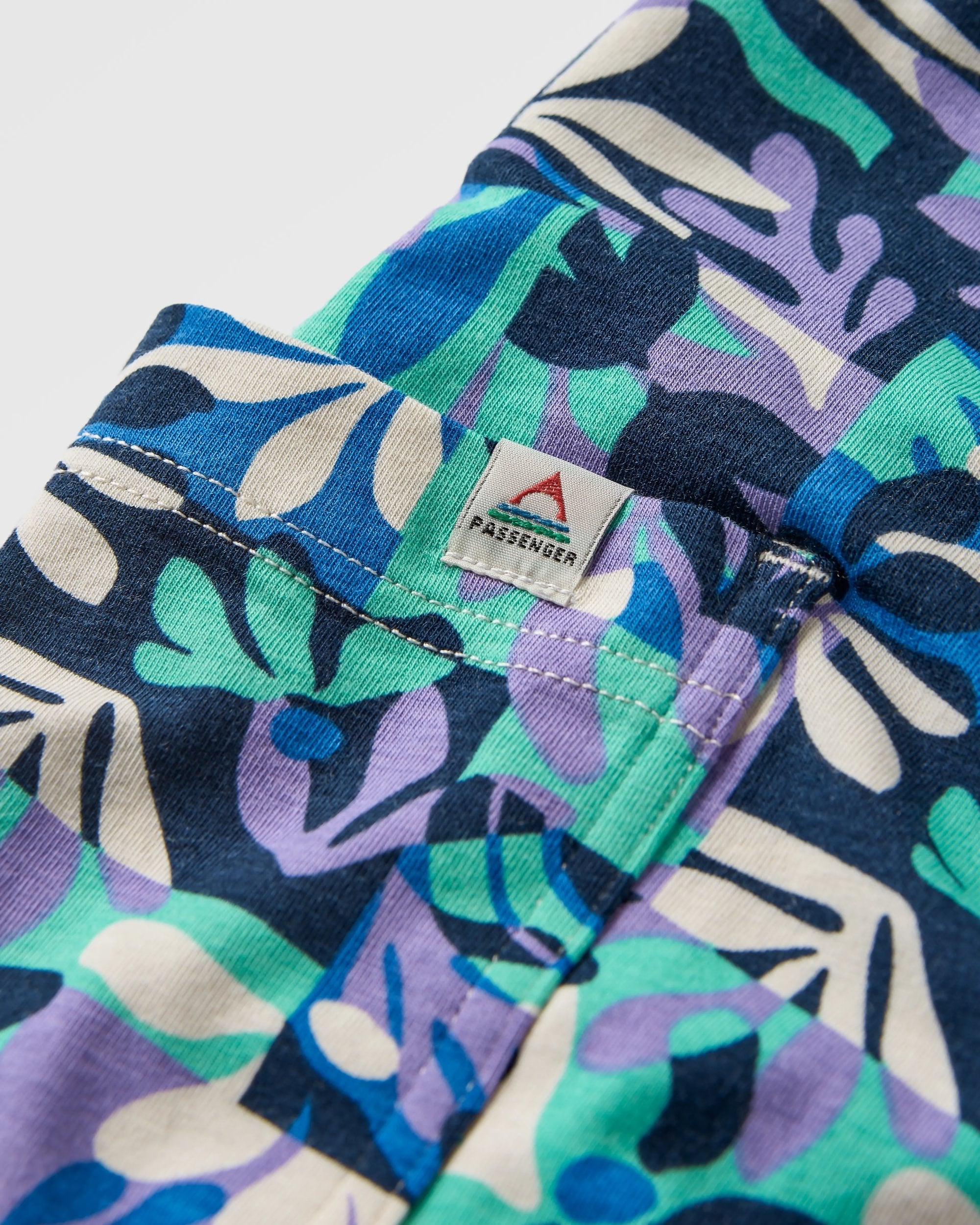 Day Dream Recycled Trouser - Mountain Foliage Purple