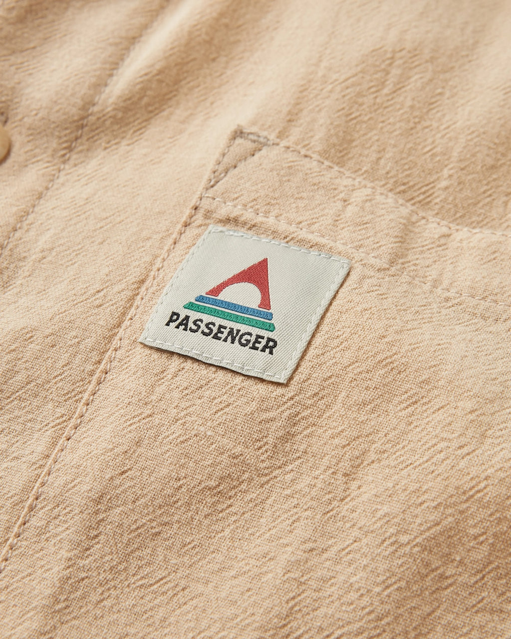 Arica Textured Organic Cotton Shirt - Stone