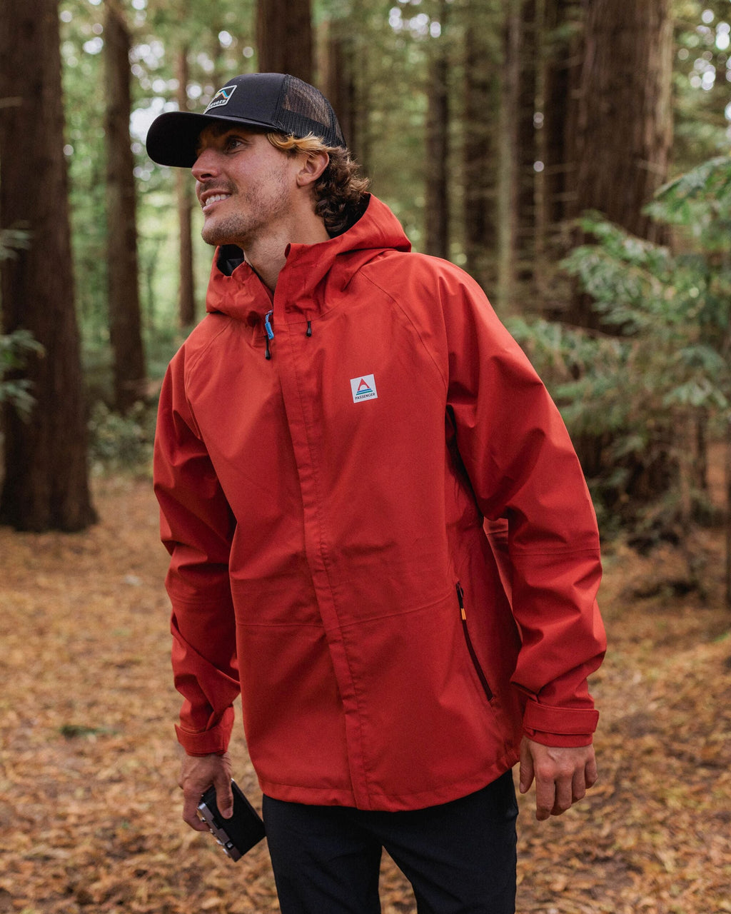 Five Season Recycled Waterproof Jacket - Red Ochre