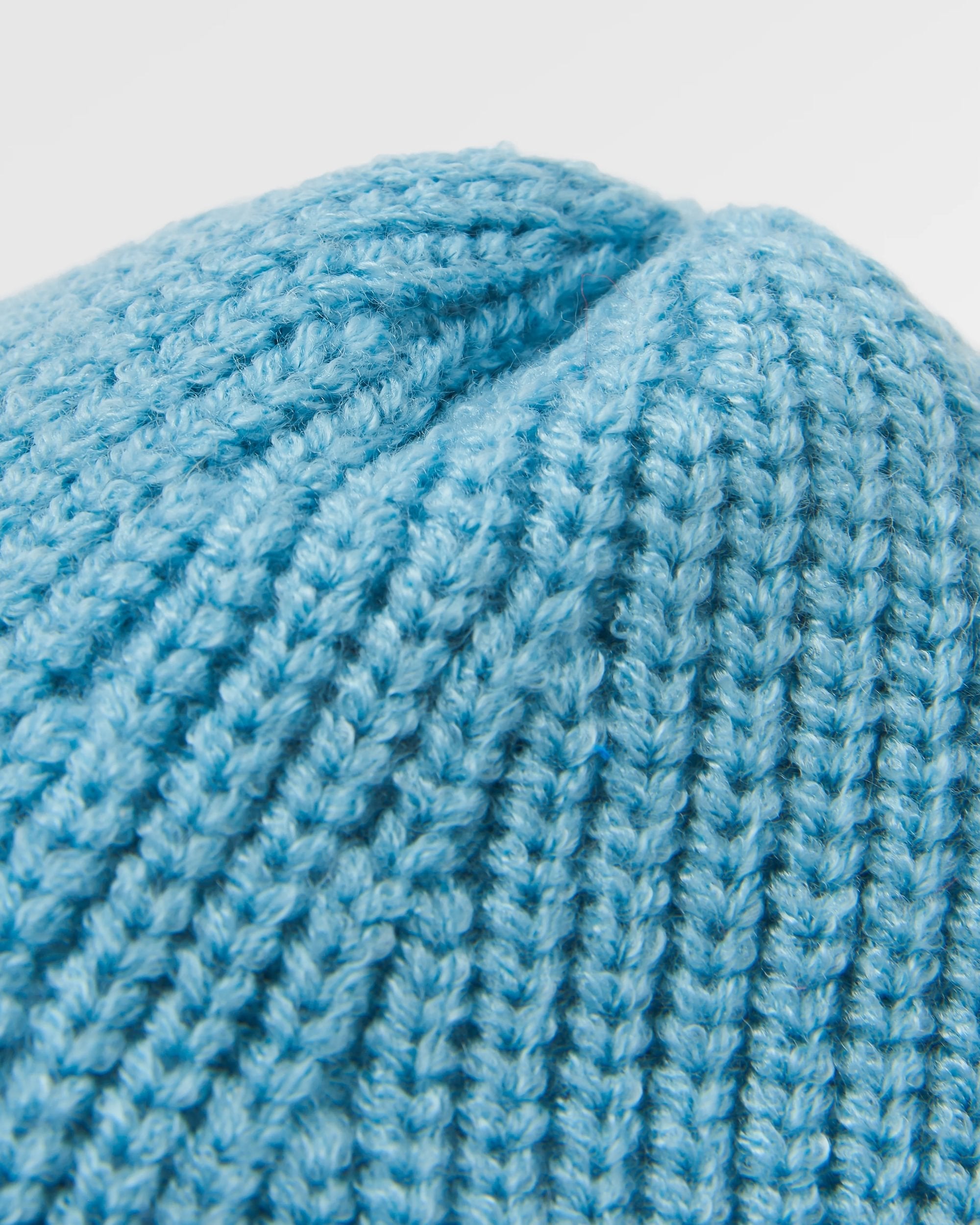Compass Recycled Beanie - Retro Blue