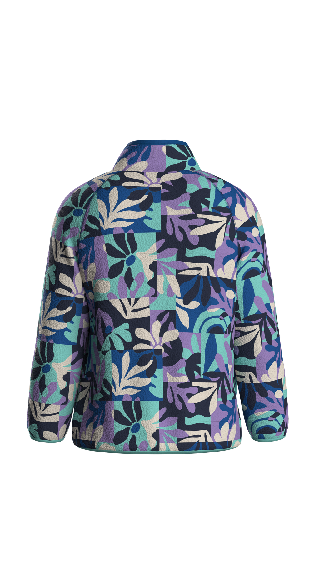 Home Recycled Sherpa Fleece - Mountain Foliage Purple