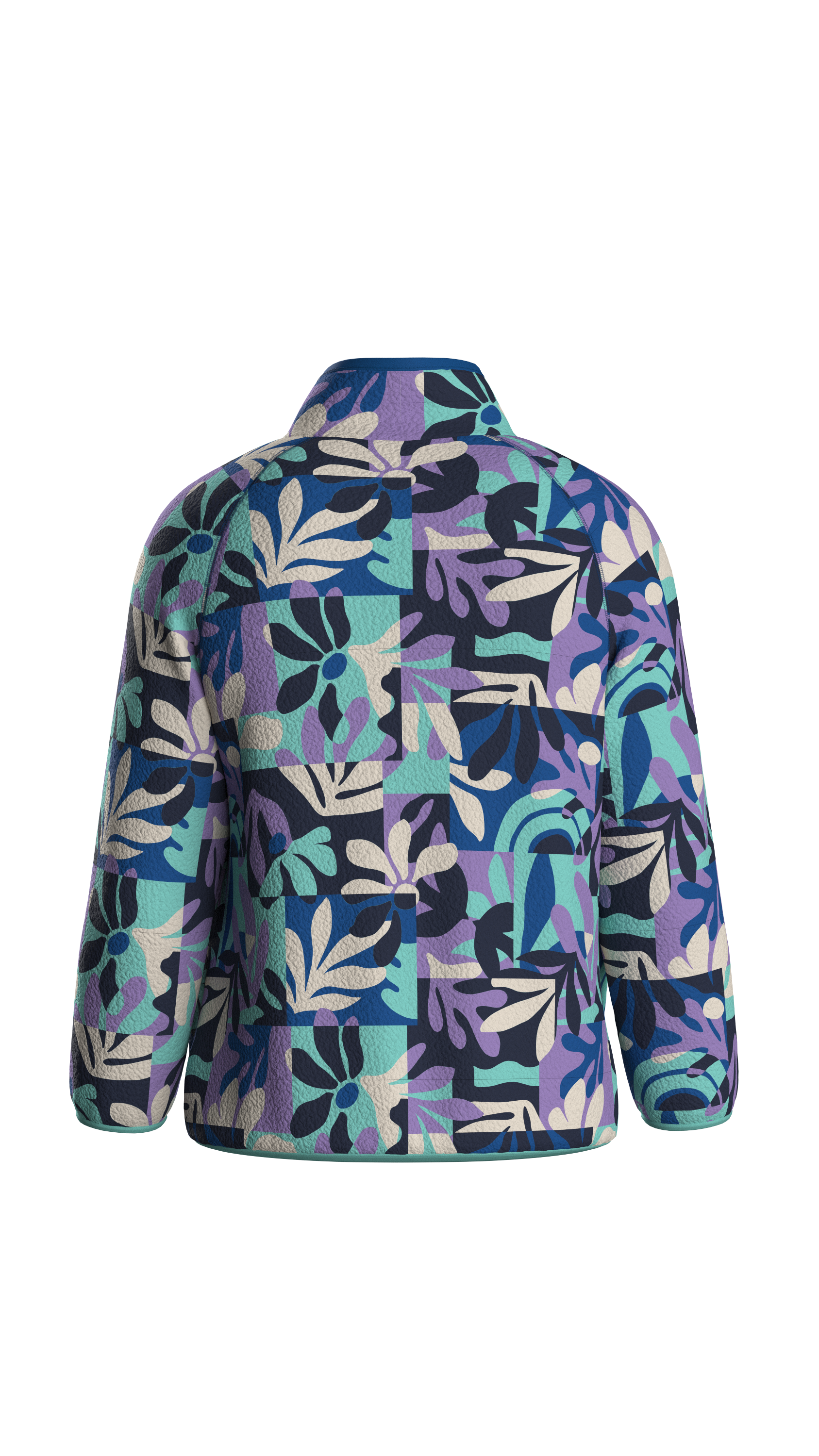 Home Recycled Sherpa Fleece - Mountain Foliage Purple
