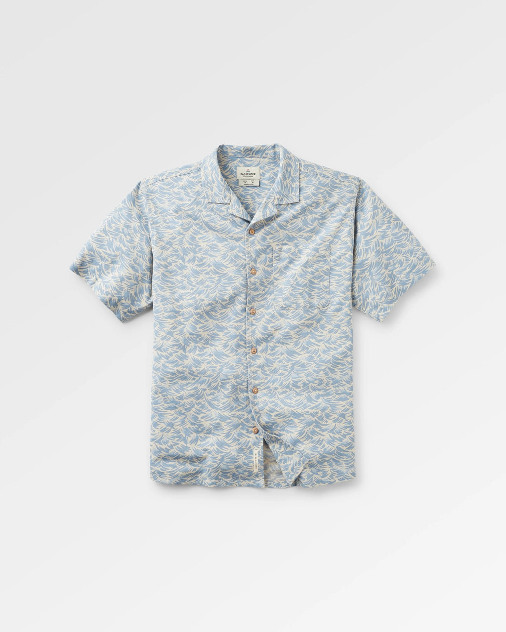 Cove Organic Cotton Textured Shirt - Waves Birch