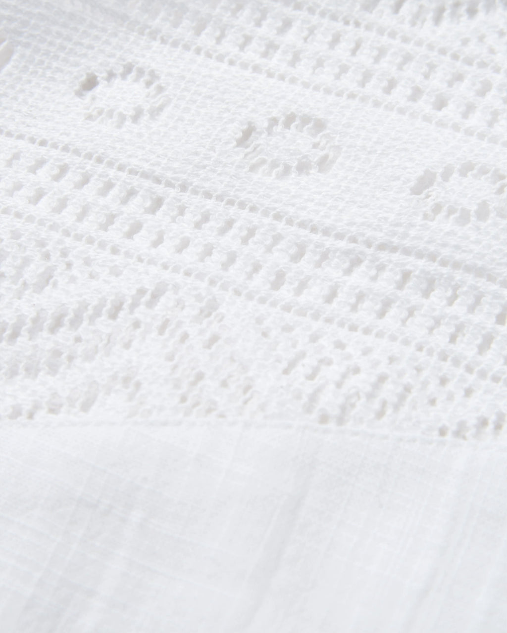 Flurry Woven Top - White