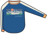 Hilltop Organic Cotton LS T-Shirt - Azure Blue