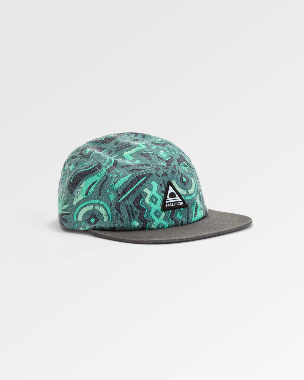 Coast Organic Cotton 5 Panel Cap - Elemental Geo Arctic