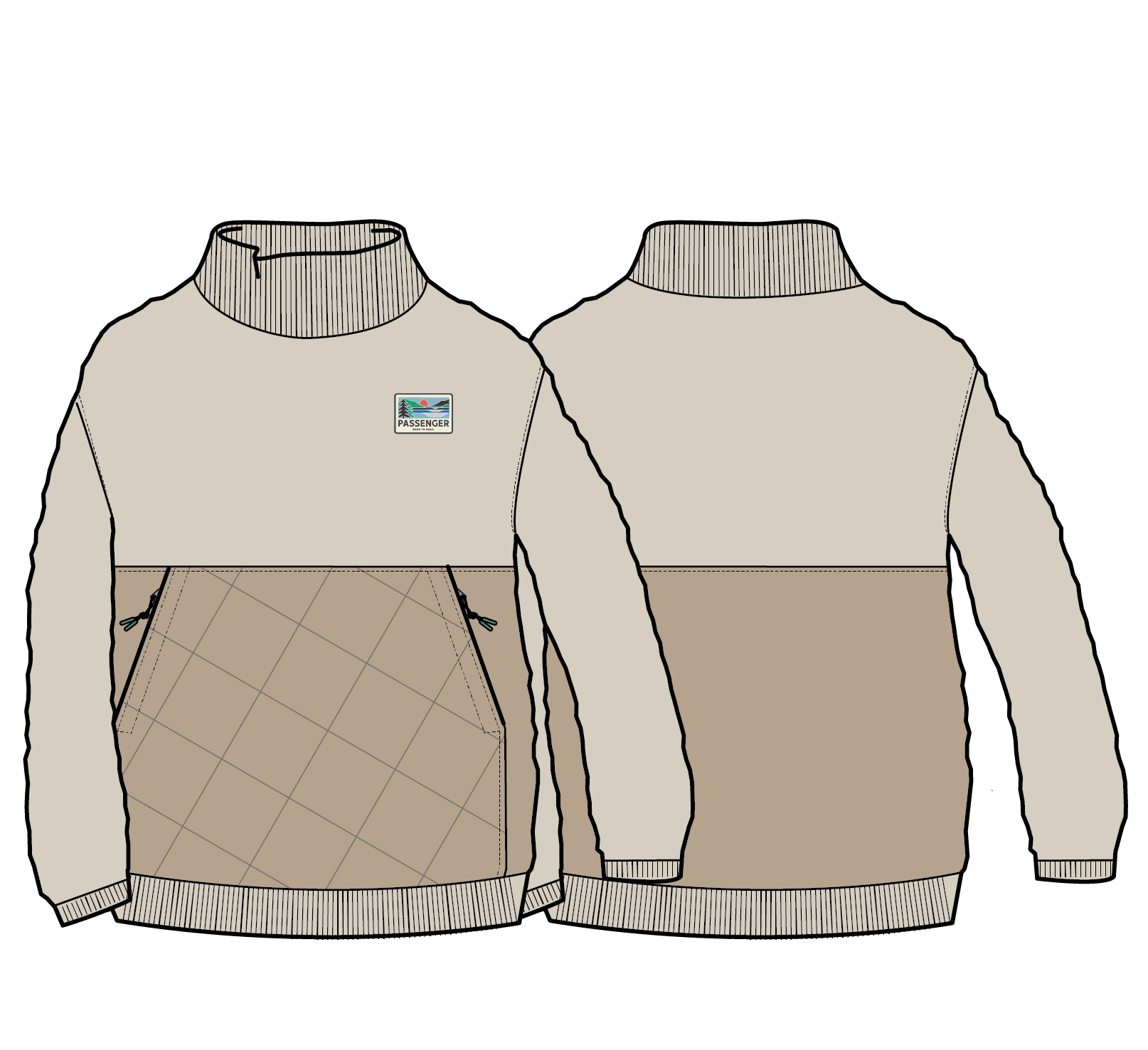 Bea Polar Fleece - Stone
