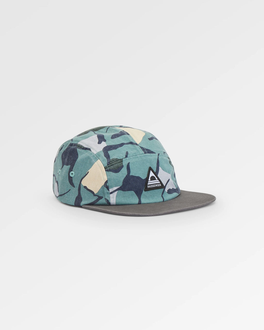 Coast Organic Cotton 5 Panel Cap - Abstract Trails Arctic