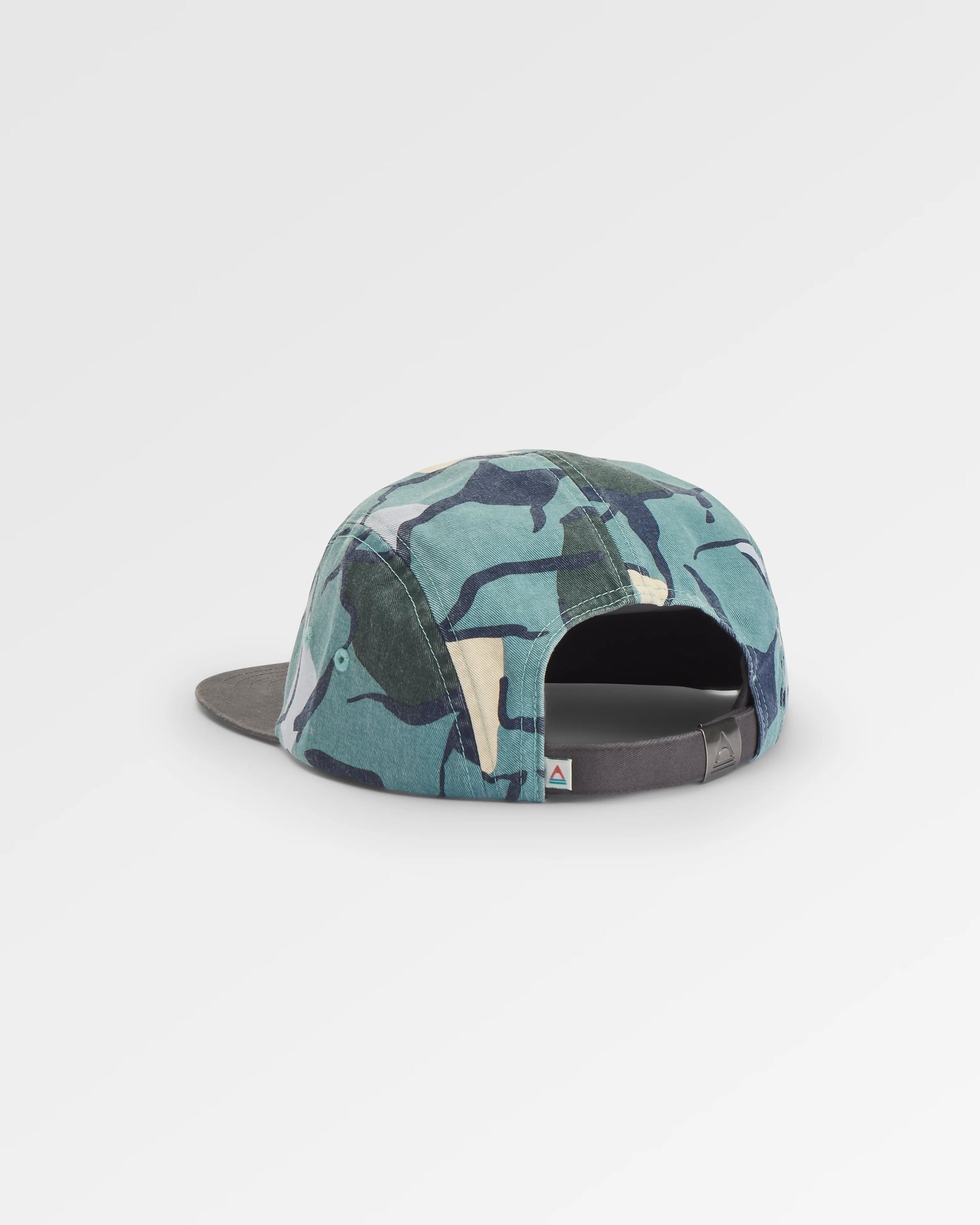 Coast Organic Cotton 5 Panel Cap - Abstract Trails Arctic