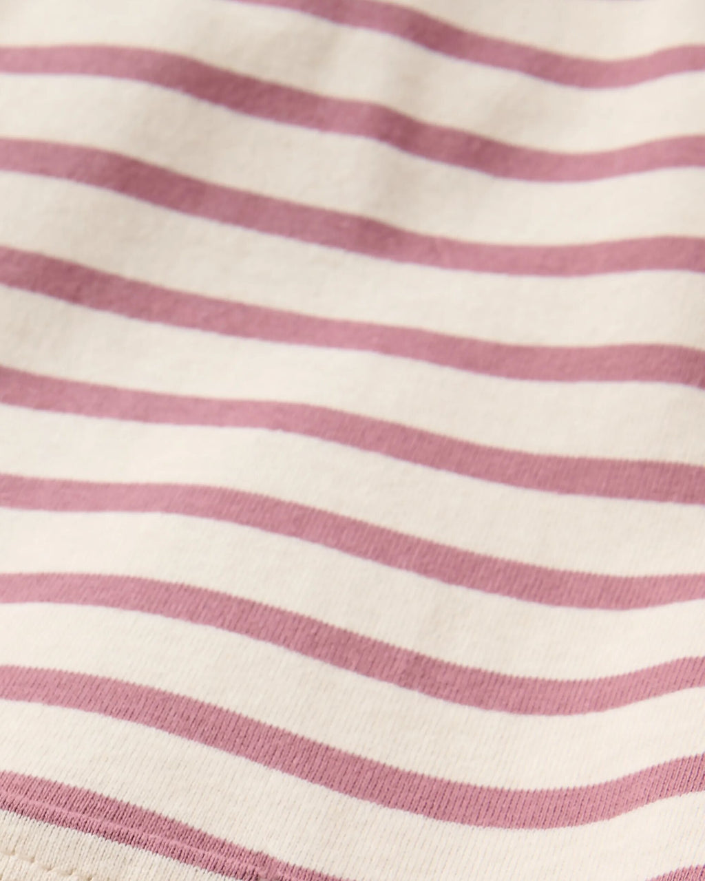 Zen Recycled Cotton Relaxed Fit T-Shirt - Mauve Dusk Stripe