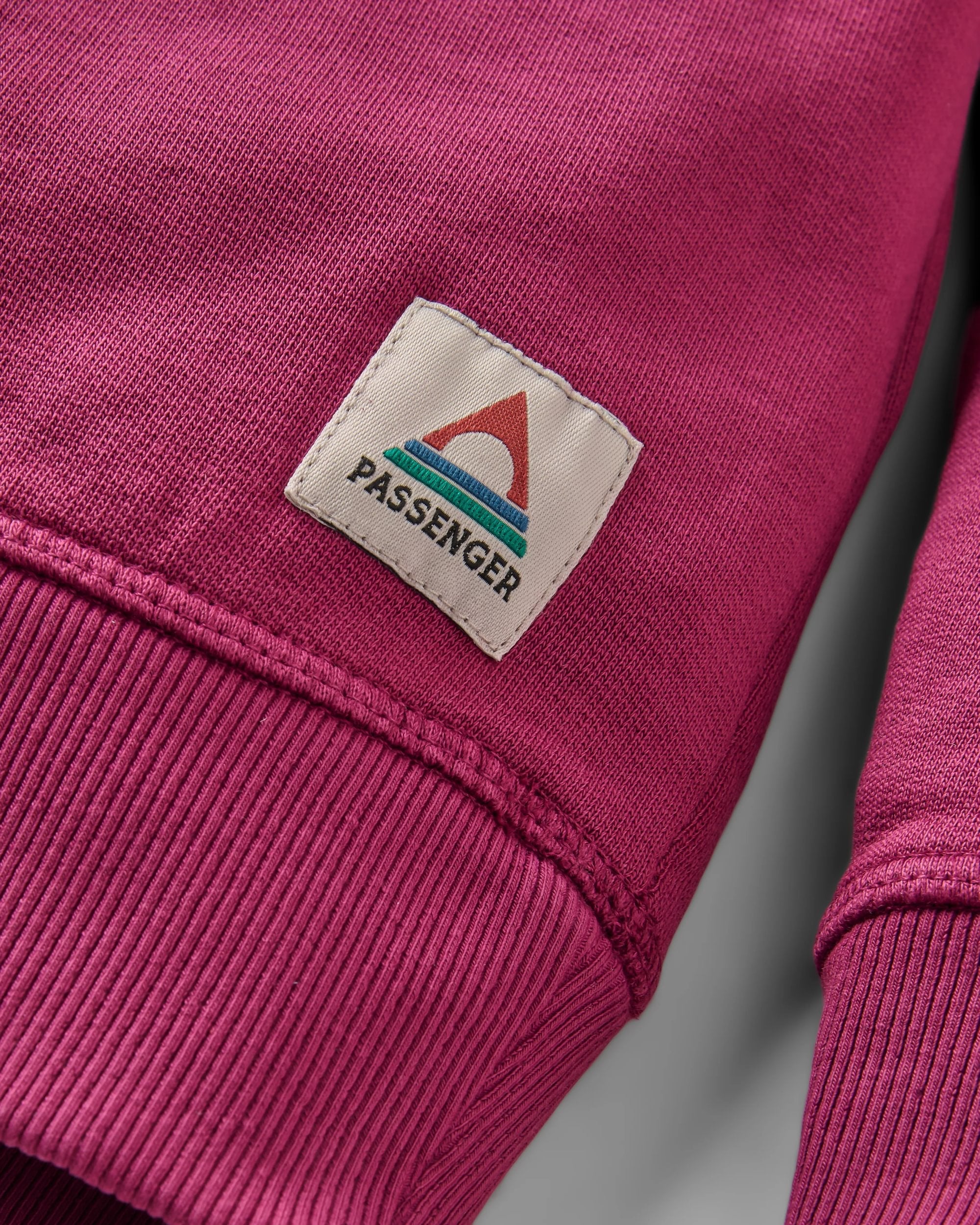 Heritage Recycled Cotton Sweatshirt - Warm Berry