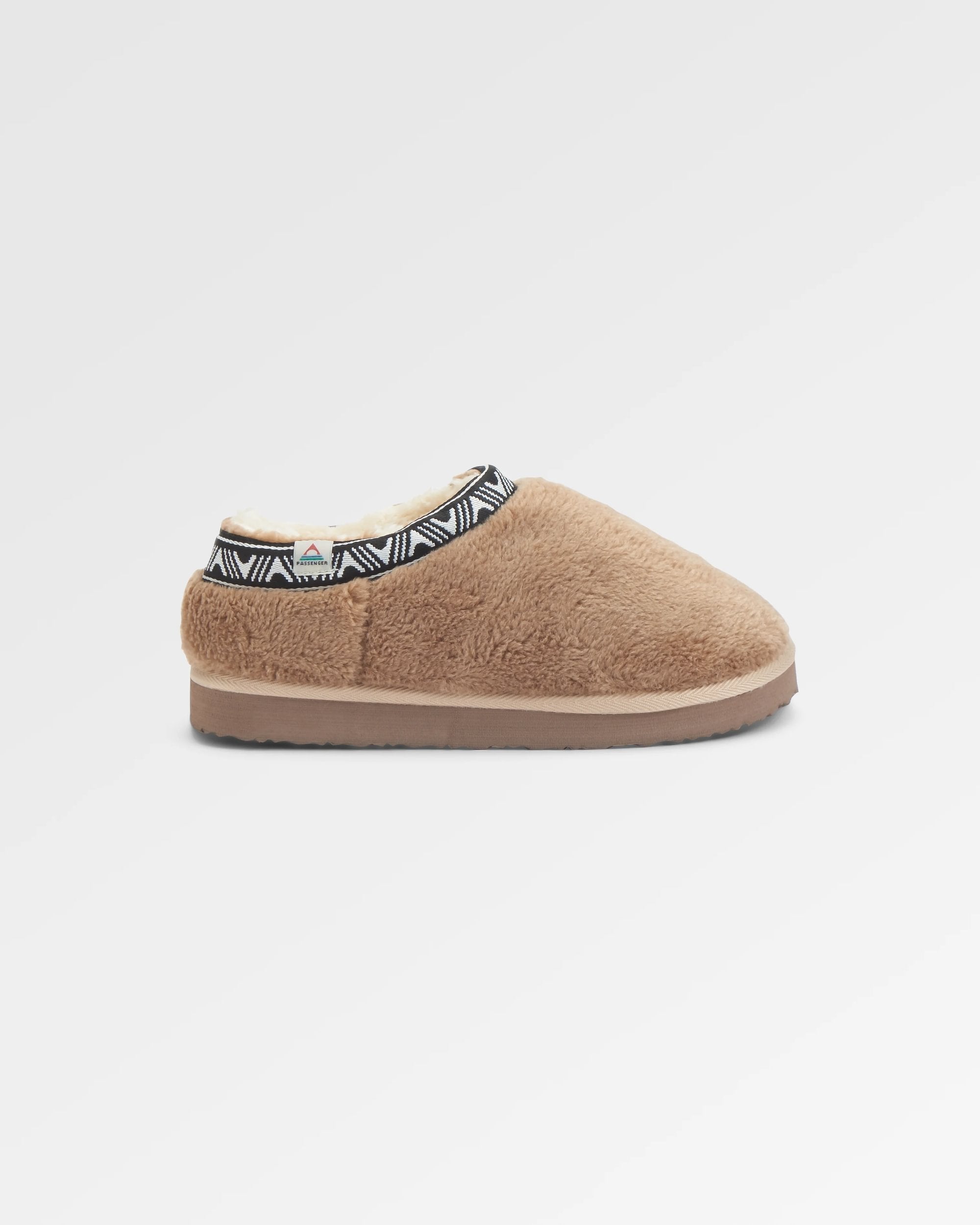 Ember Sherpa Fleece Slipper - Biscuit
