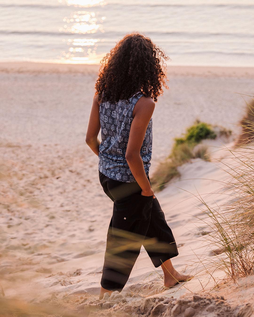 Hazel Woven Trouser - Black