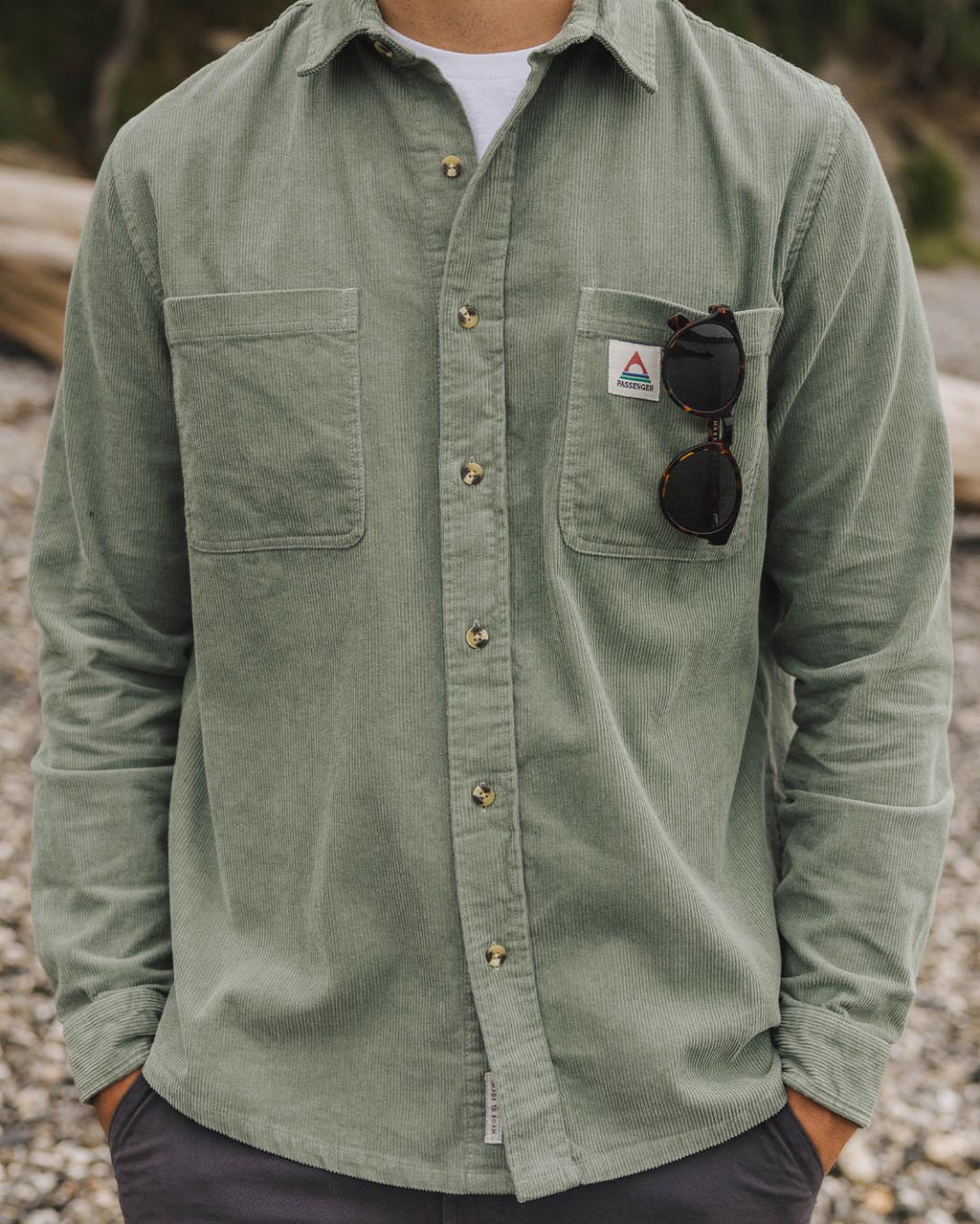 Backcountry Corduroy Shirt - Pistachio