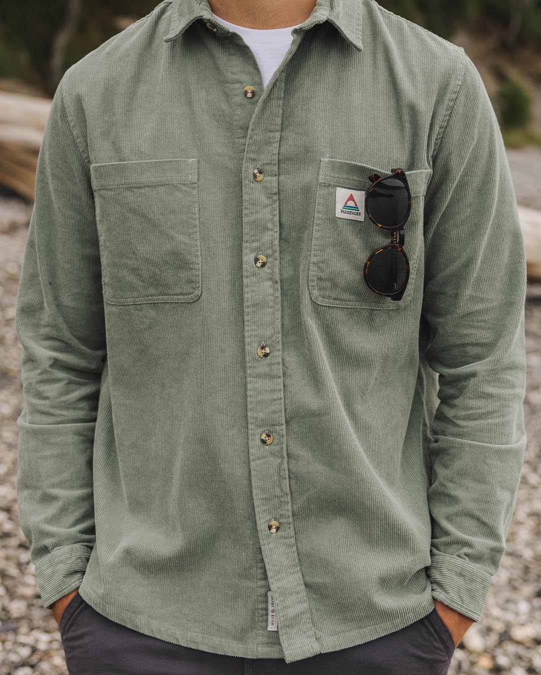 Backcountry Corduroy Shirt - Pistachio